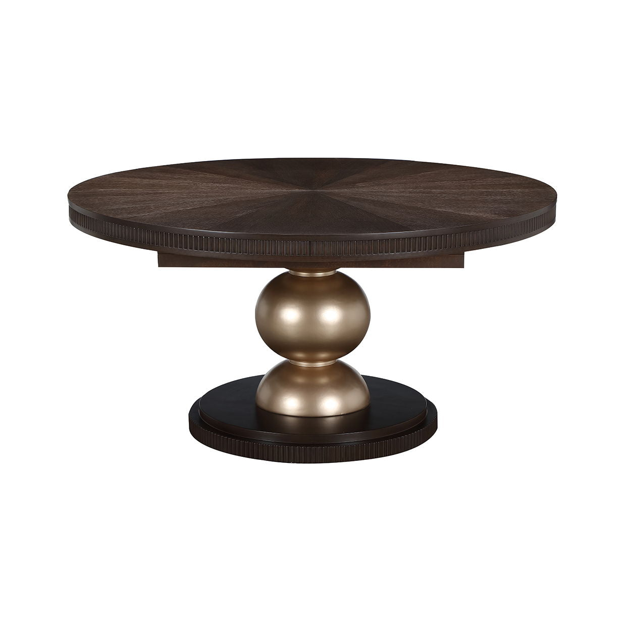 West Kensington - Oval Dining Table - Medium Espresso