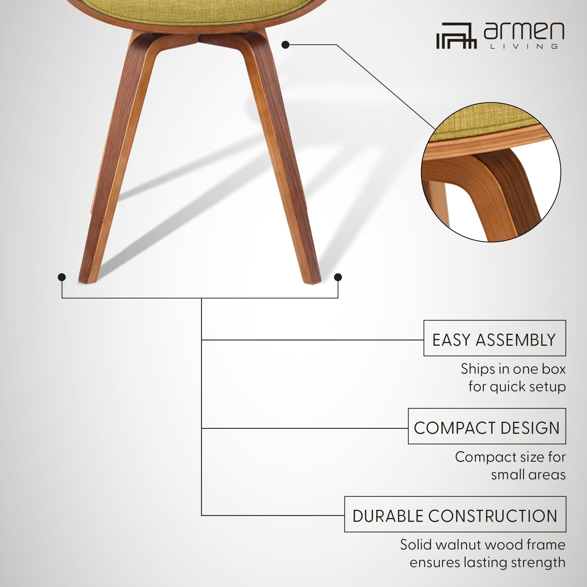 Summer - Modern Chair - Walnut Wood