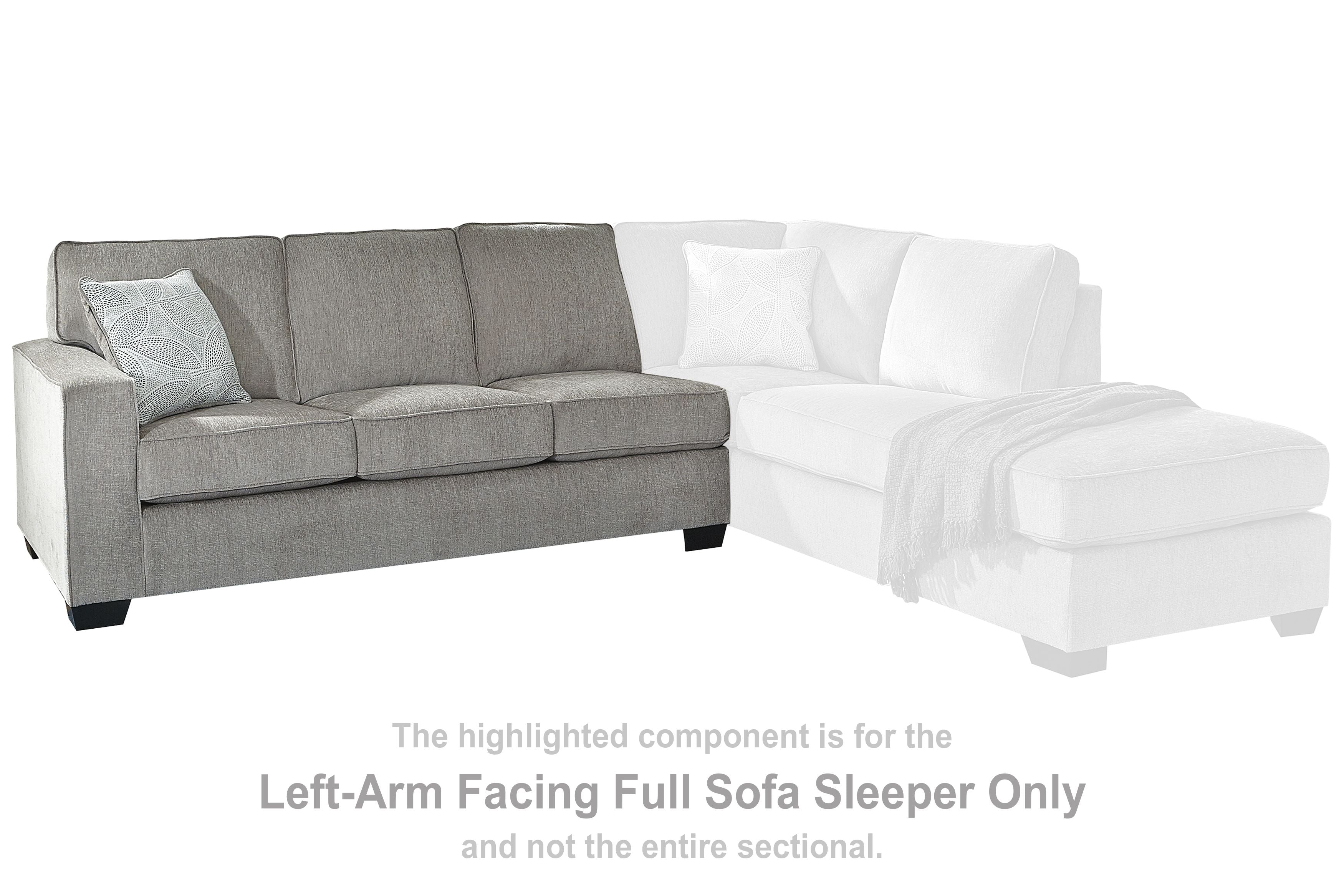 Altari - Laf Full Sofa Sleeper - Alloy