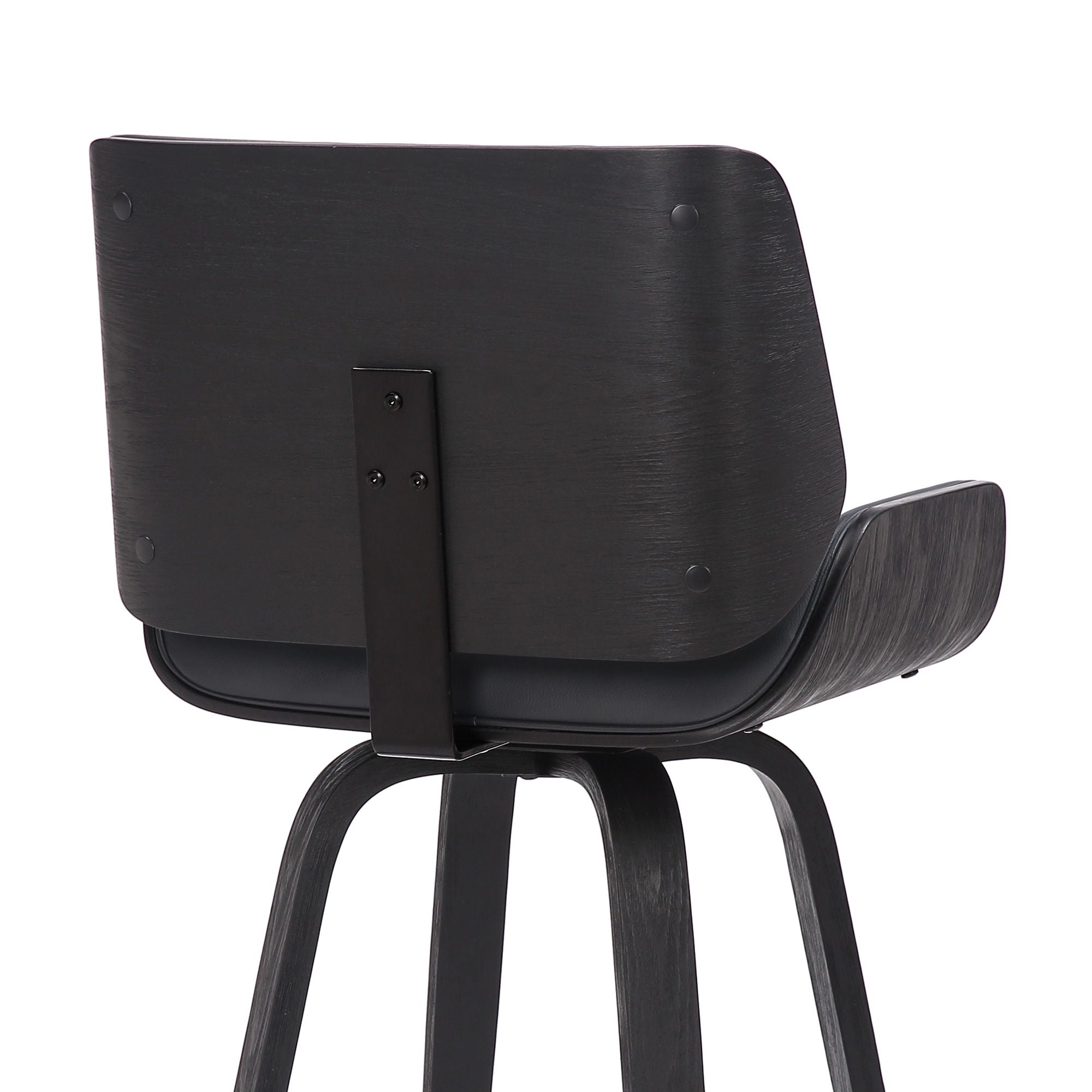 Tyler - 26" Counter Height Swivel Bar Stool With Black Frame