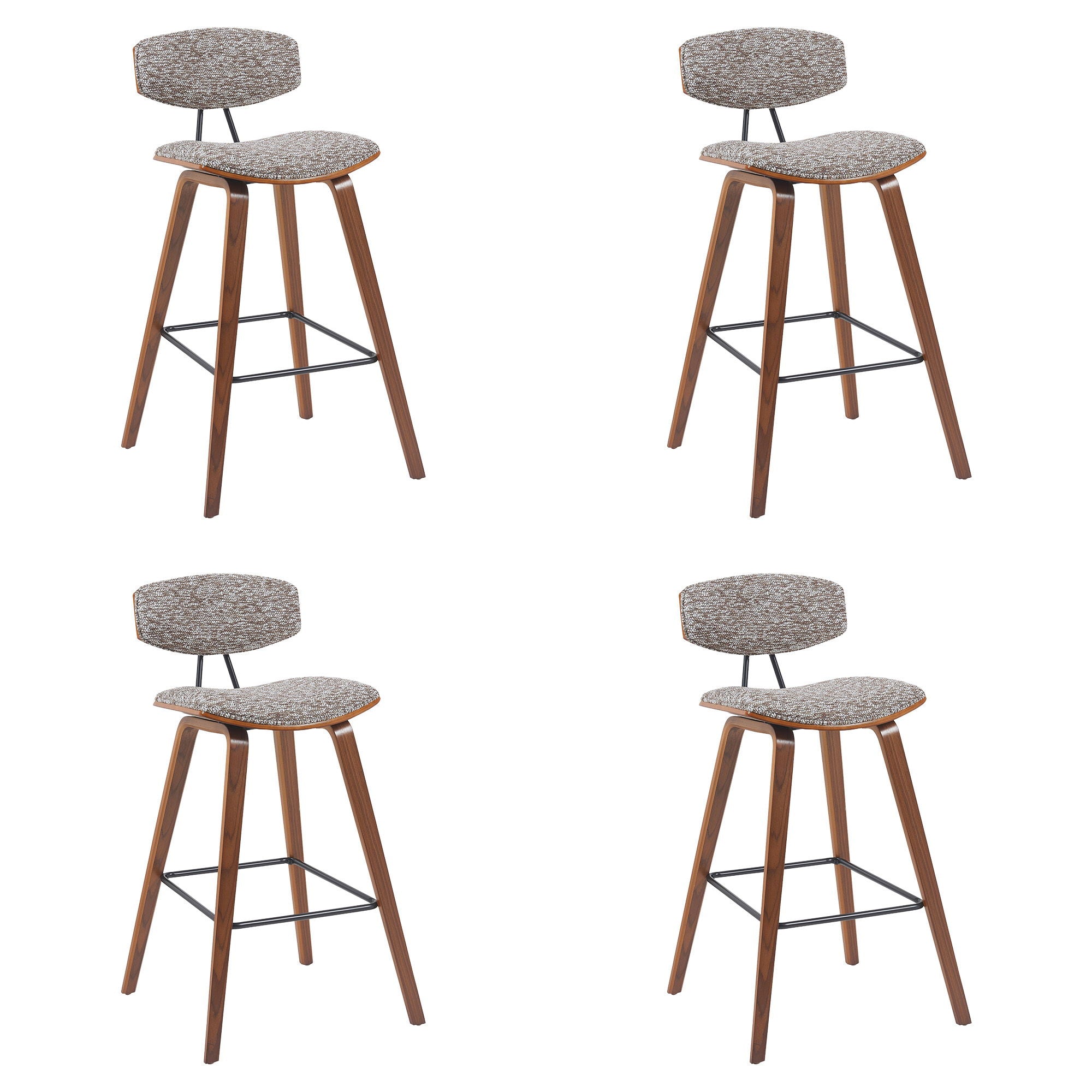 Fox - Mid-Century Bar Stool