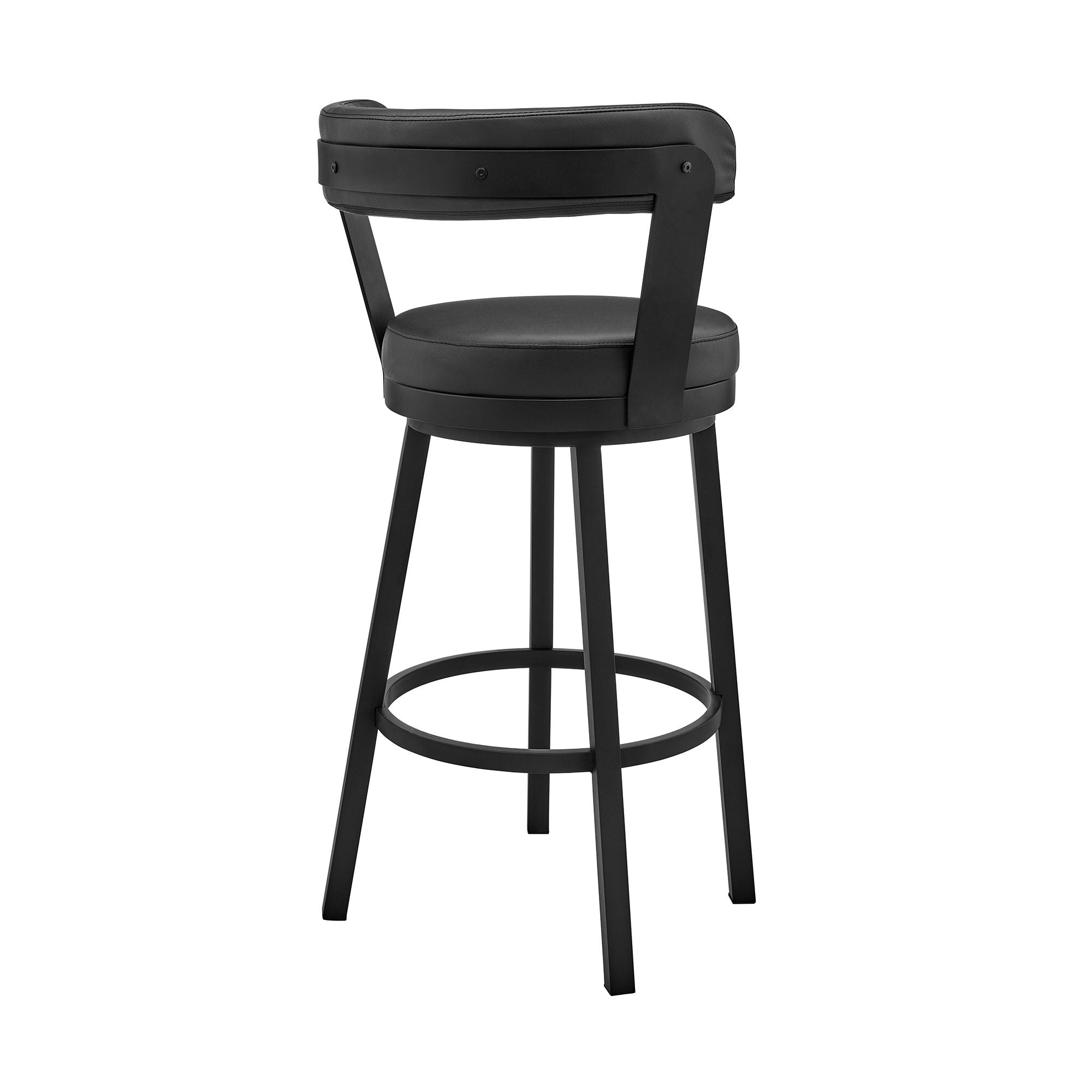 Bryant - Swivel Bar Stool With Black Frame