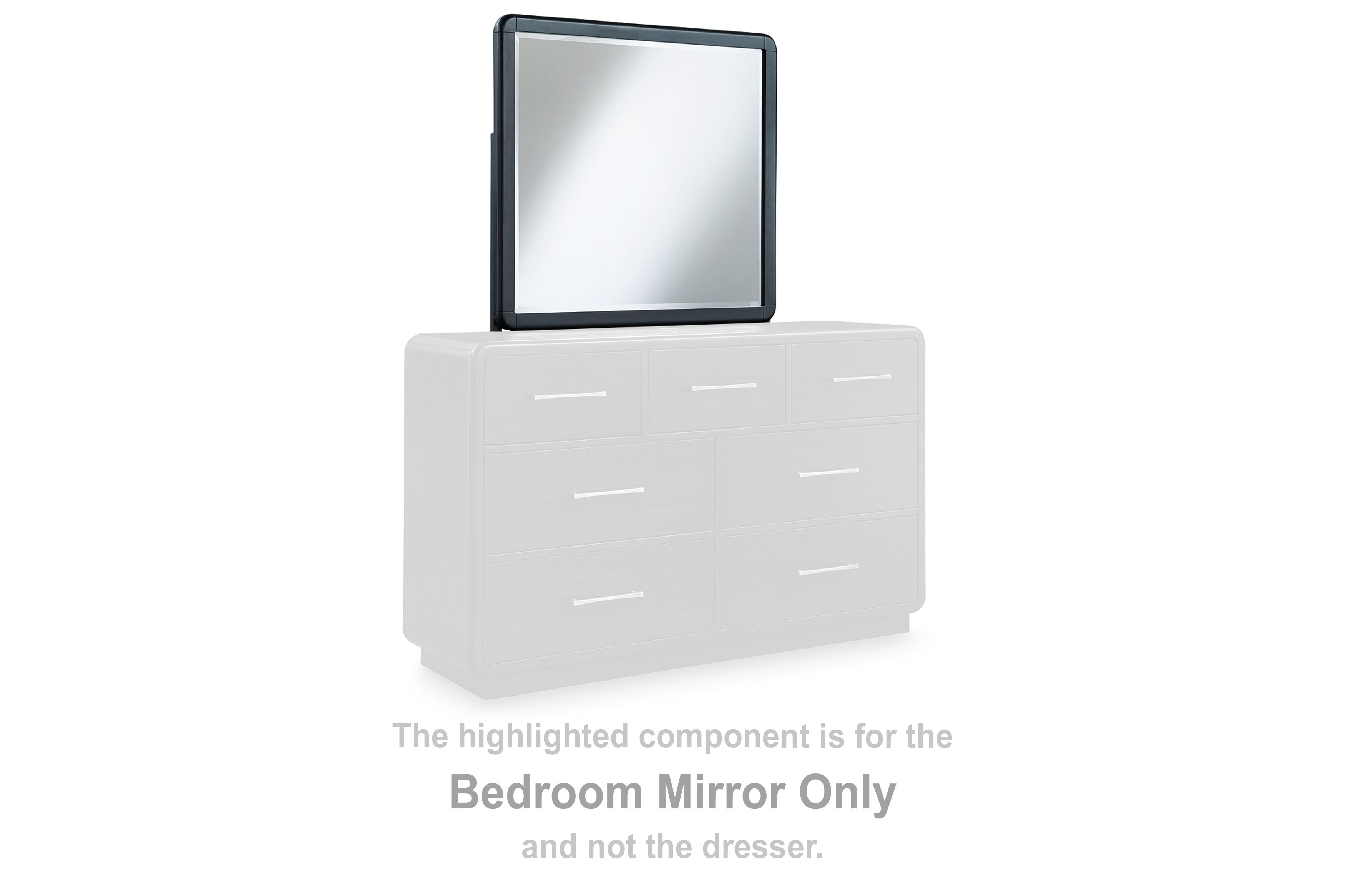 Rowanbeck - Bedroom Mirror - Black