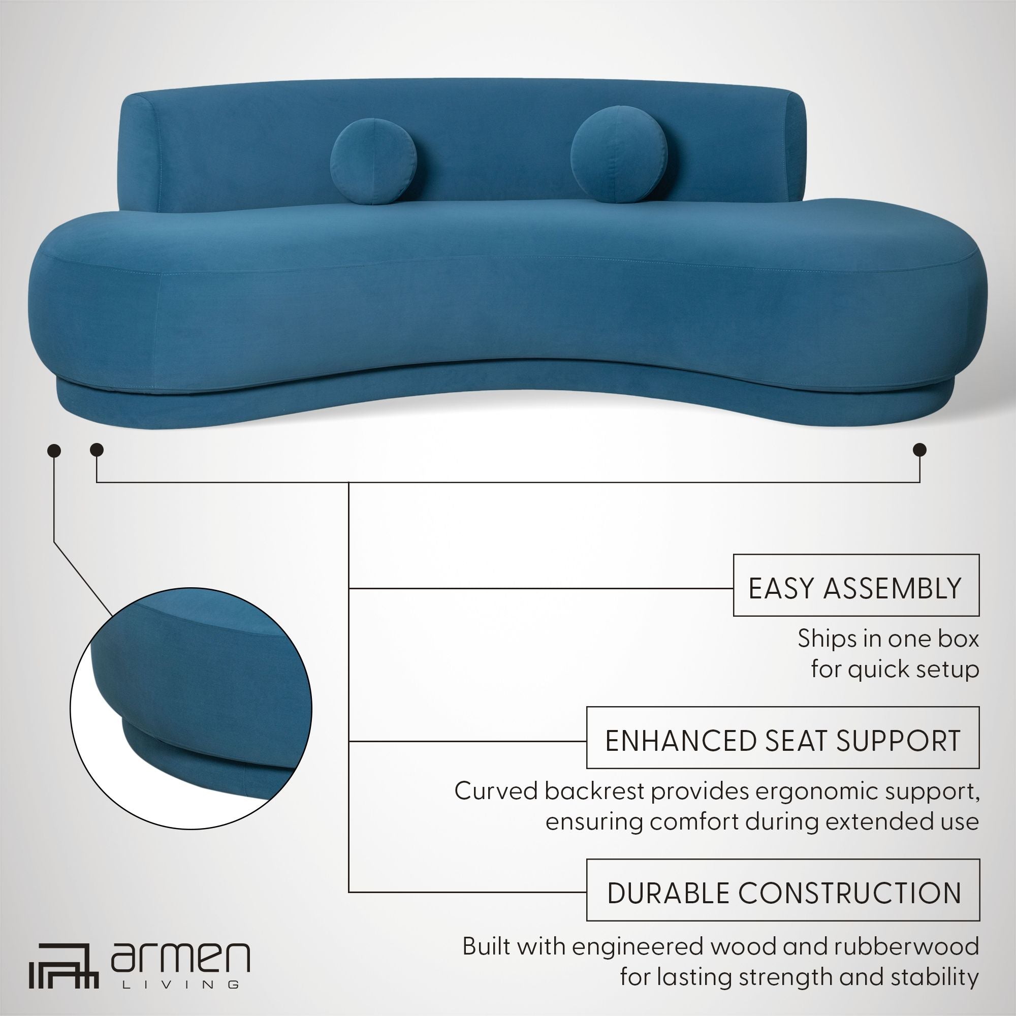 Oakland - 3-Seater Sofa