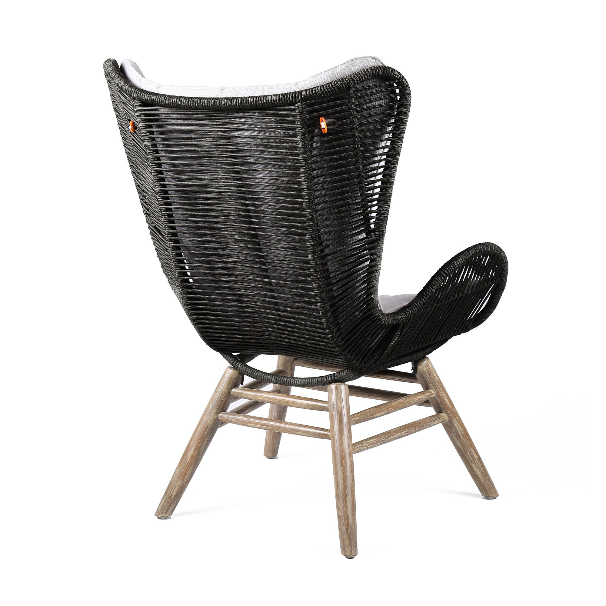 King - Indoor / Outdoor Lounge Chair And Cushion - Light Eucalyptus / Truffle