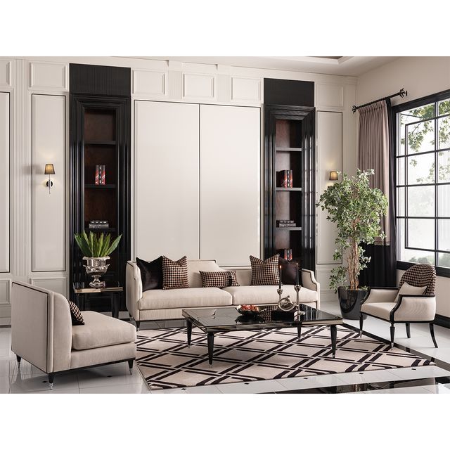 La Francaise - Armless Accent Chair
