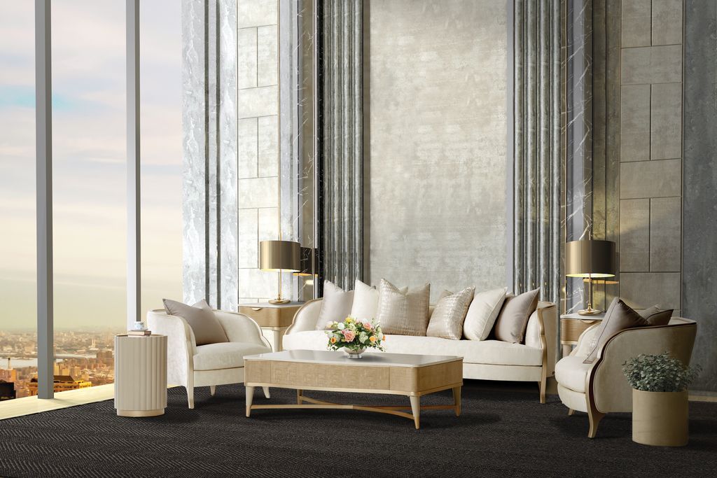 Malibu Crest - Chair And Half - Cloud White / Chardonnay