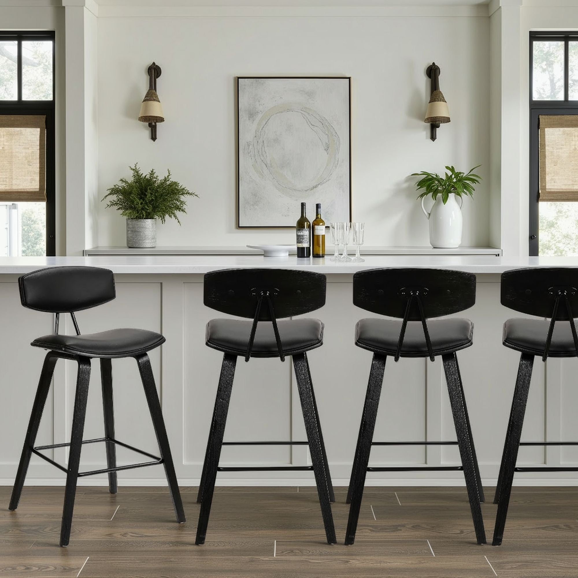Fox - Mid-Century Modern Bar Stool