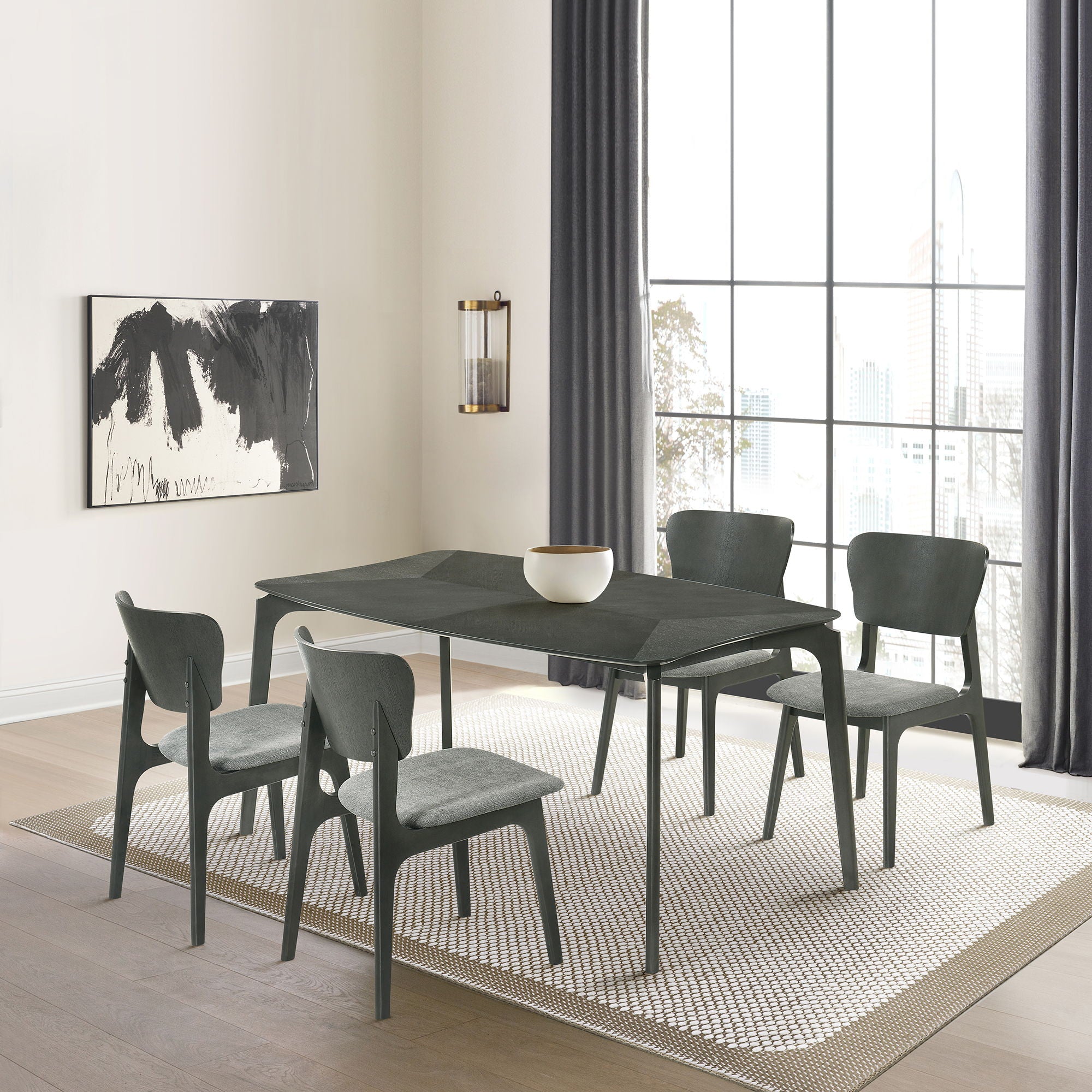 Kalia - Dining Set With Gray Table