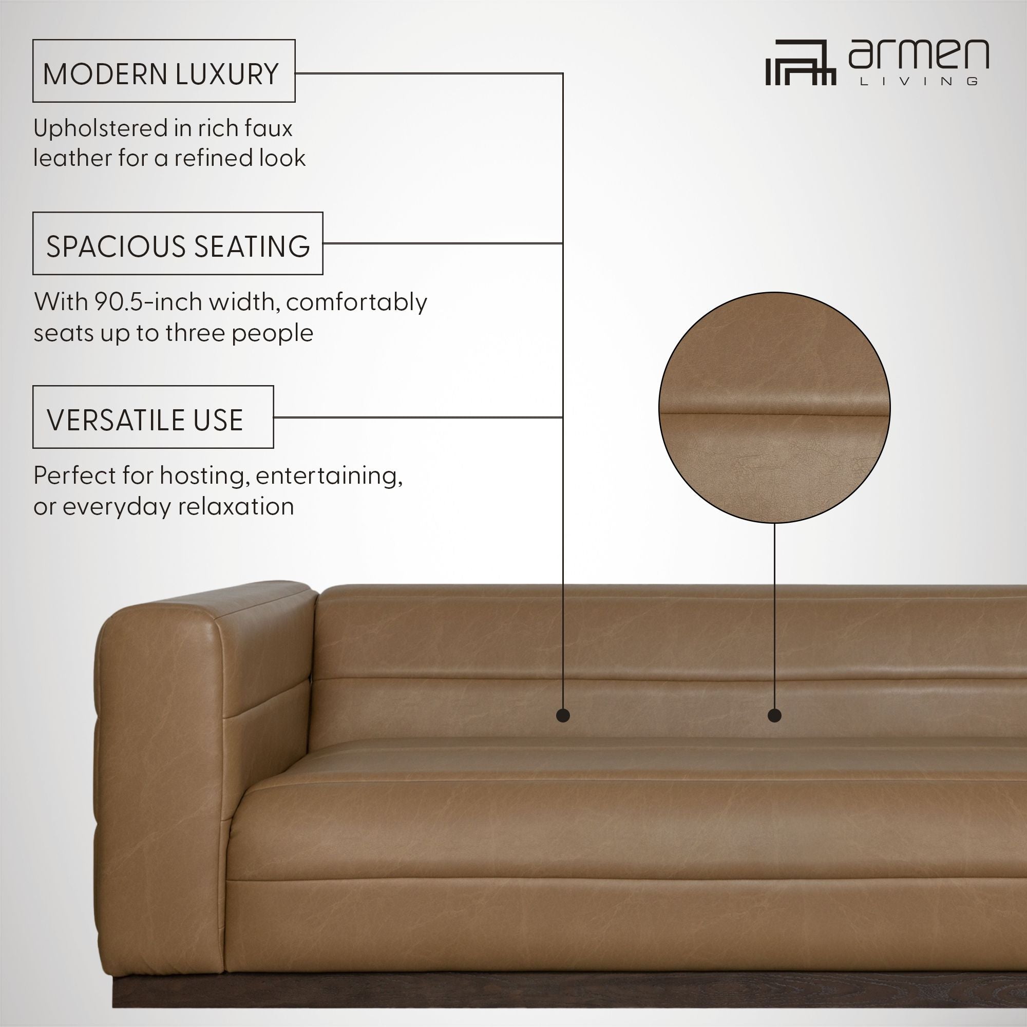 Brea - 3-Seater Sofa