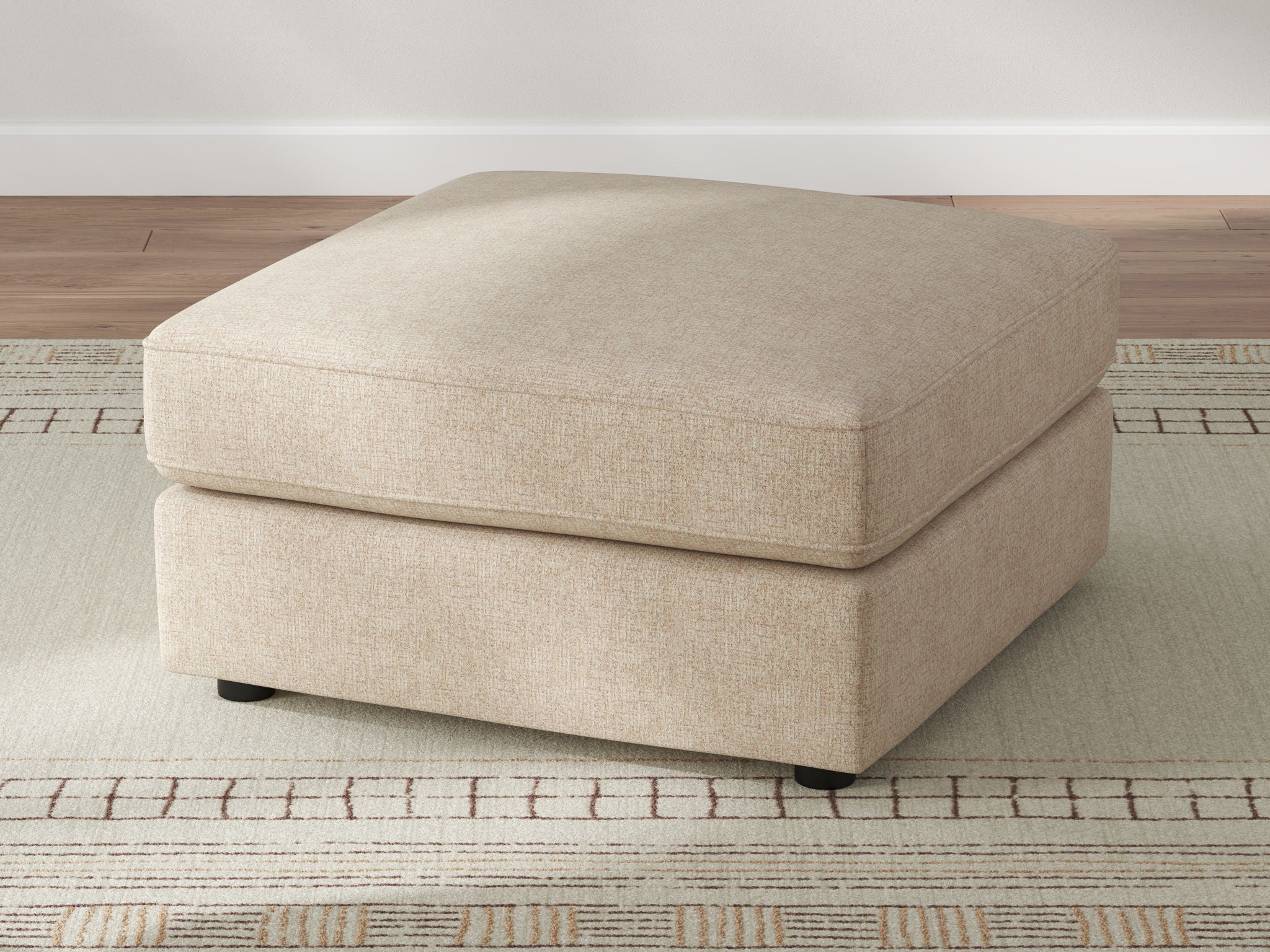 Seyler - Oversized Accent Ottoman - Sand
