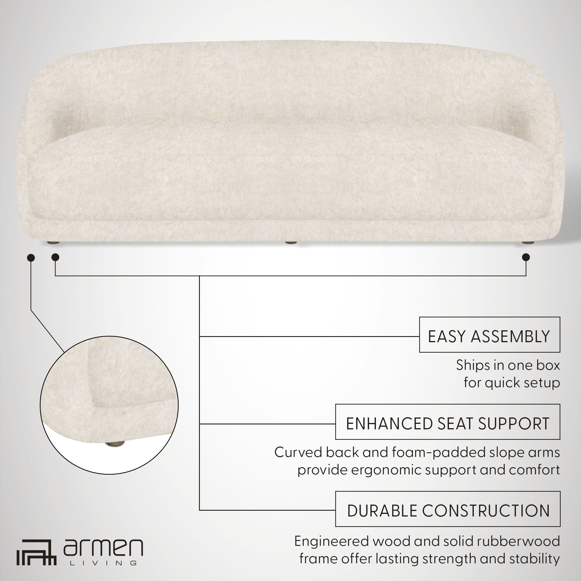 Figueroa - 3-Seater Sofa