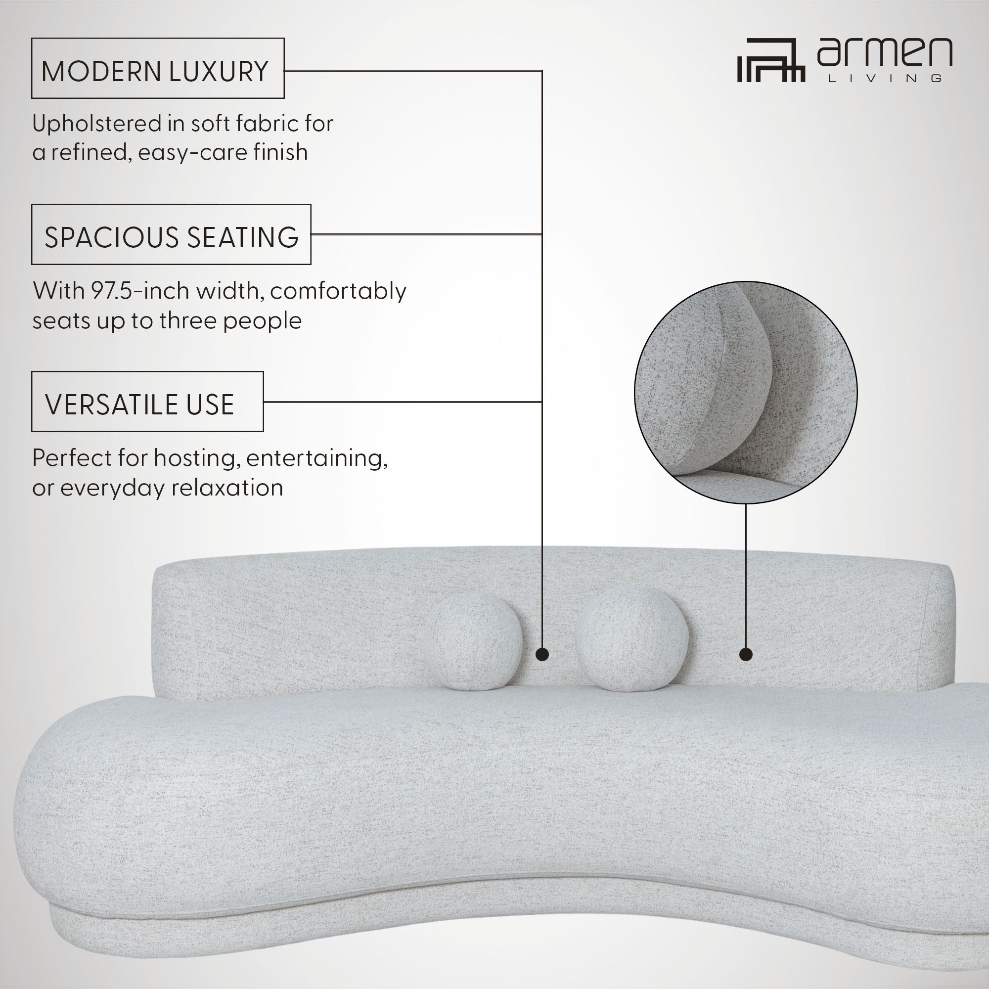 Oakland - 3-Seater Sofa