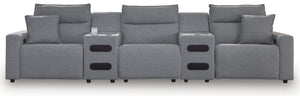 ModMax II - Salt And Pepper - Reclining Sectional