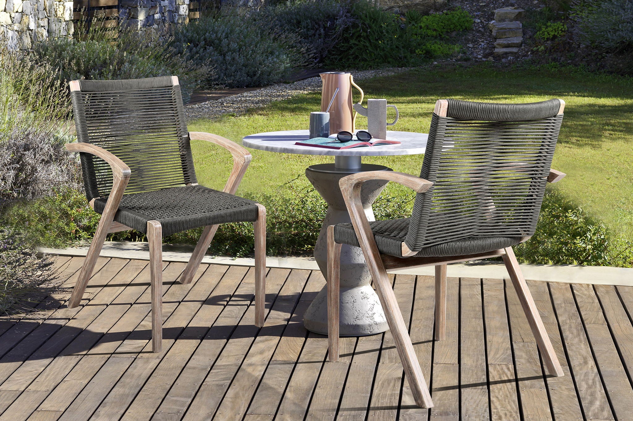 Brielle - Outdoor Rope Dining Chairs (Set of 2)