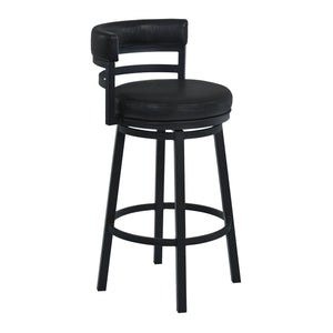 Titana - Swivel Barstool - Black Finish