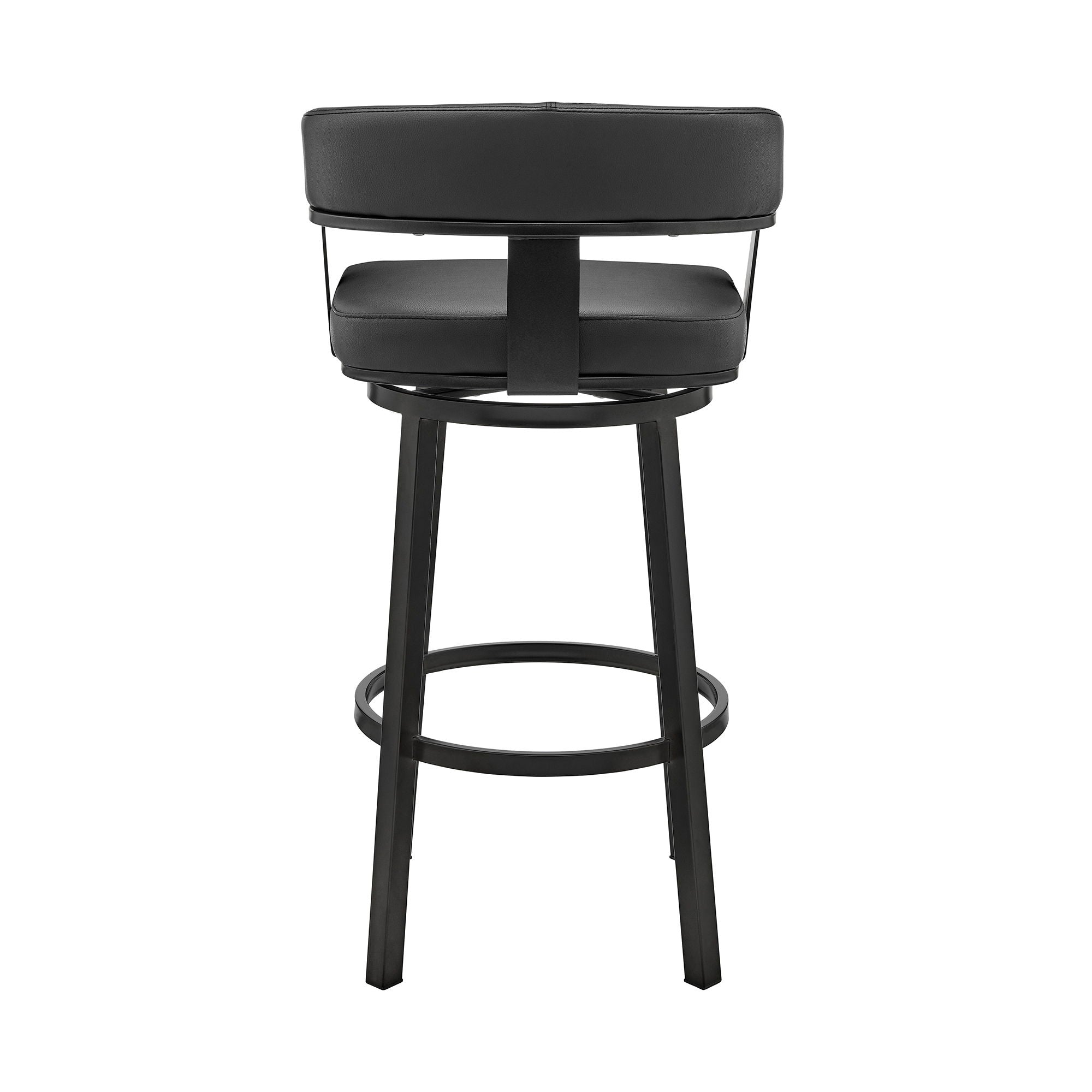 Cohen - Swivel Bar Stool - Black Finish