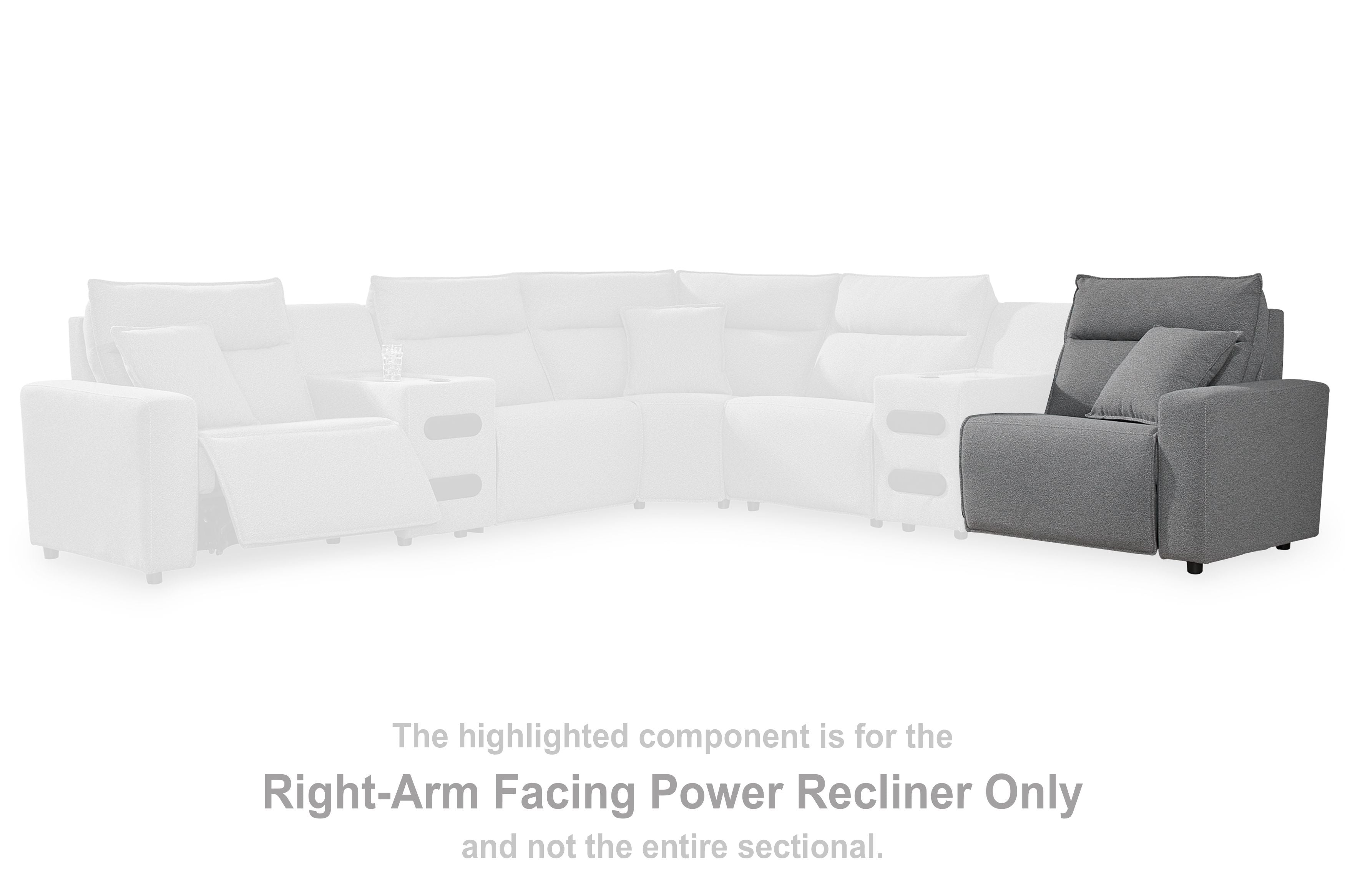 ModMax II - RAF Zero Wall Power Recliner - Salt And Pepper