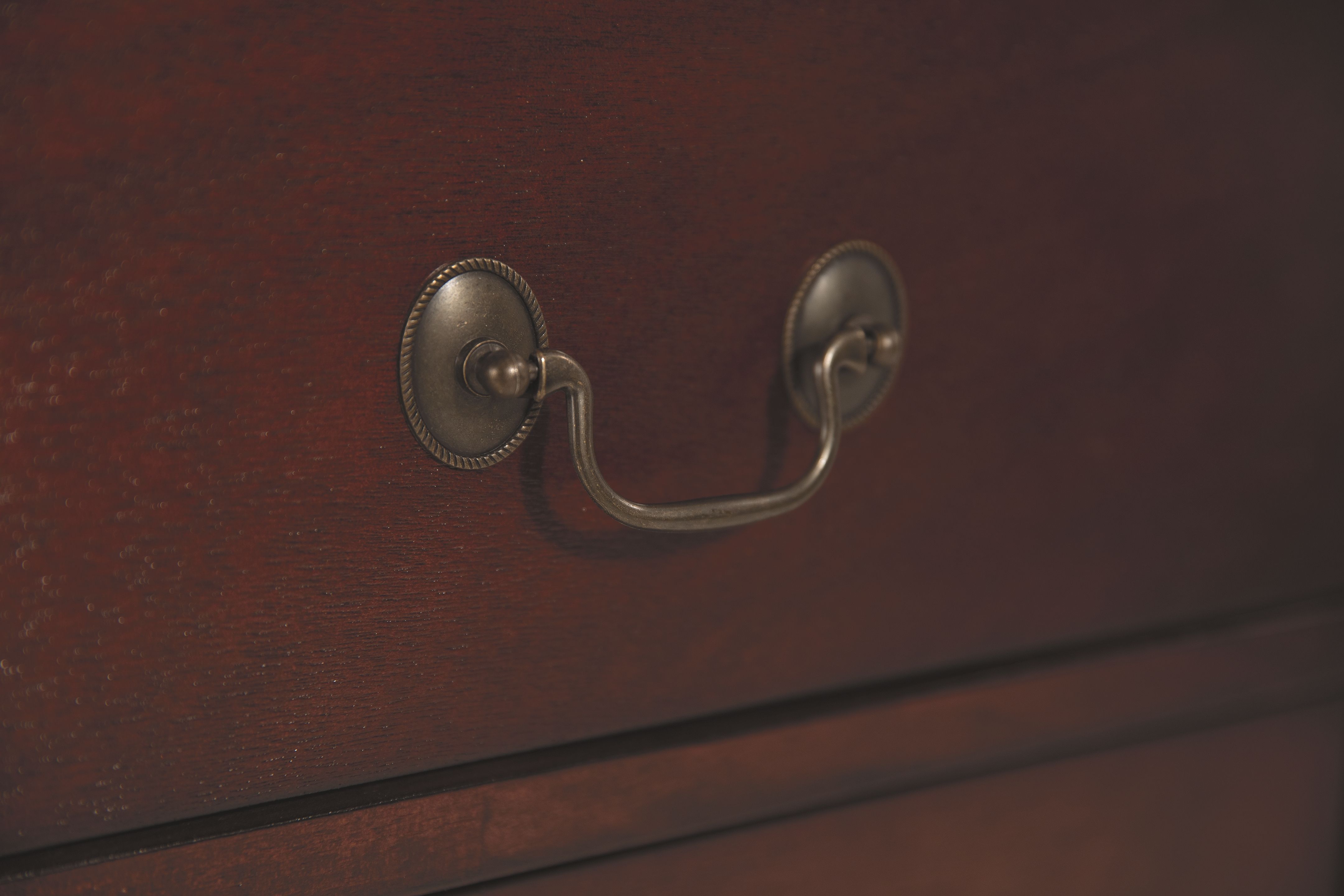 Alisdair - Two Drawer Night Stand - Reddish Brown