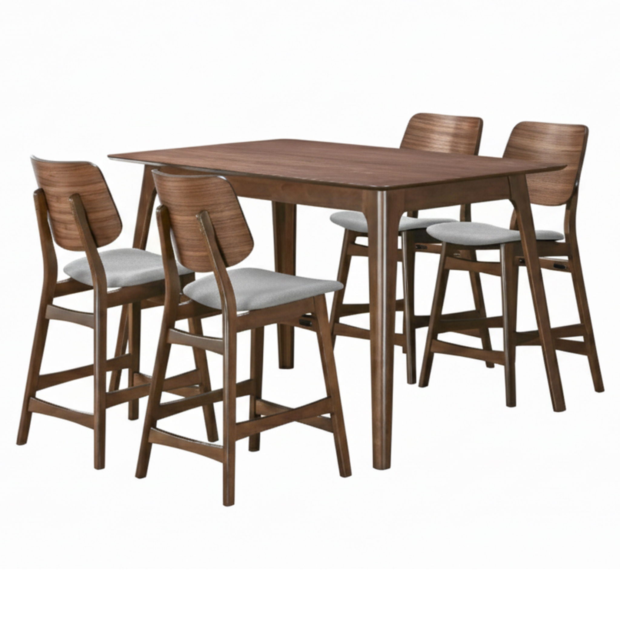 Oscar - Counter Table Set - Walnut