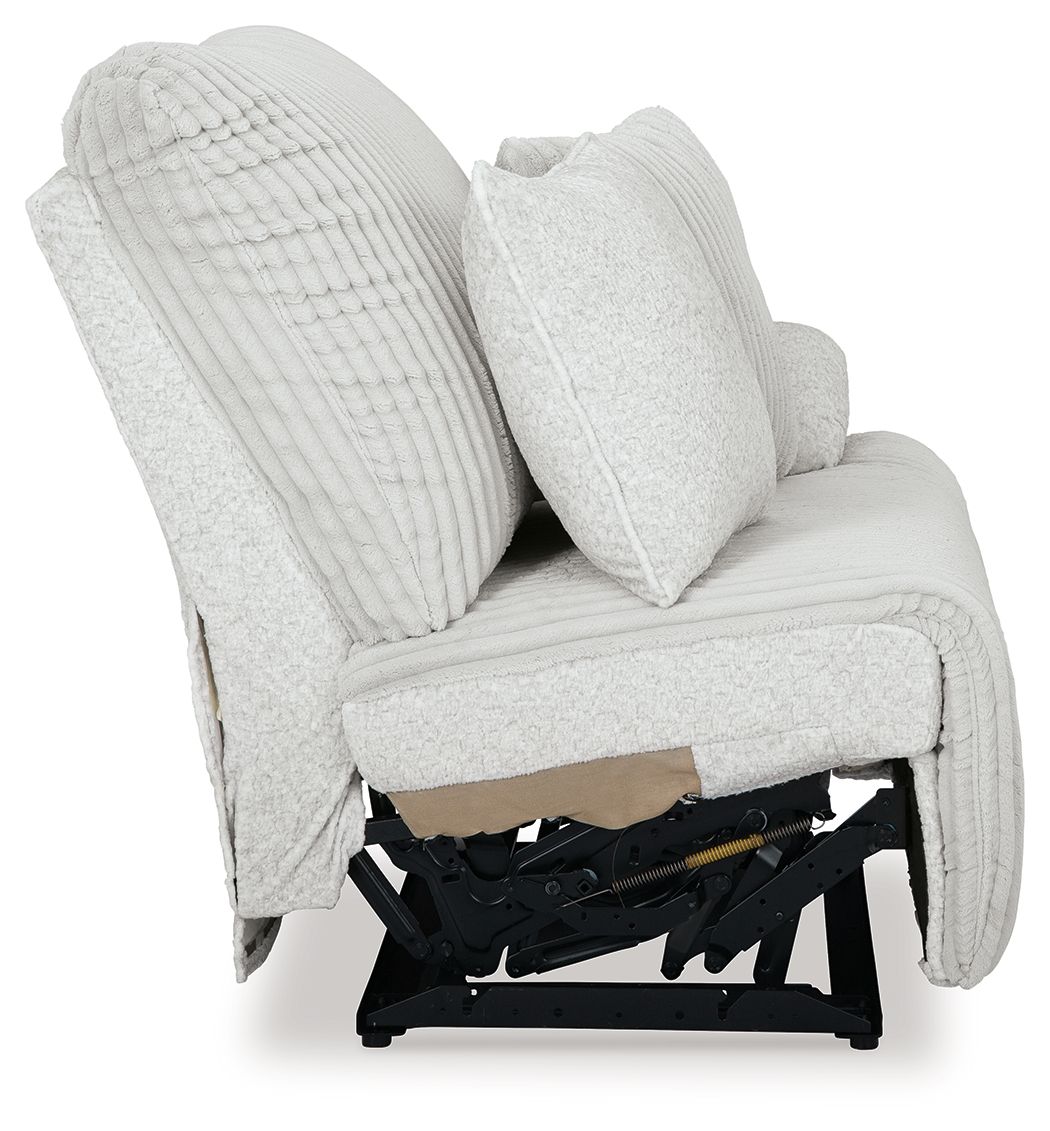 Top Tier - Raf Zero Wall Power Recliner - Alloy