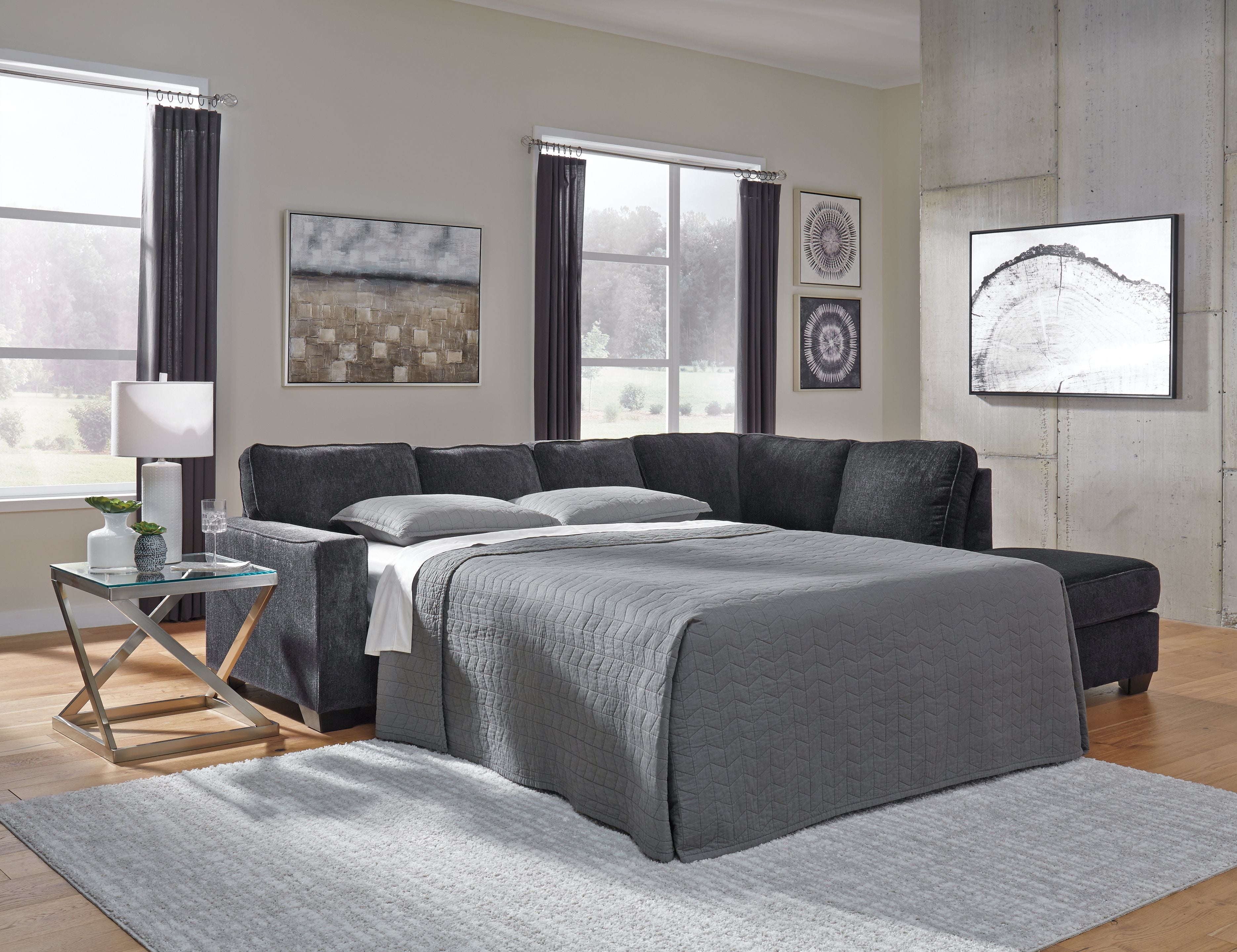 Altari - Laf Full Sofa Sleeper - Slate