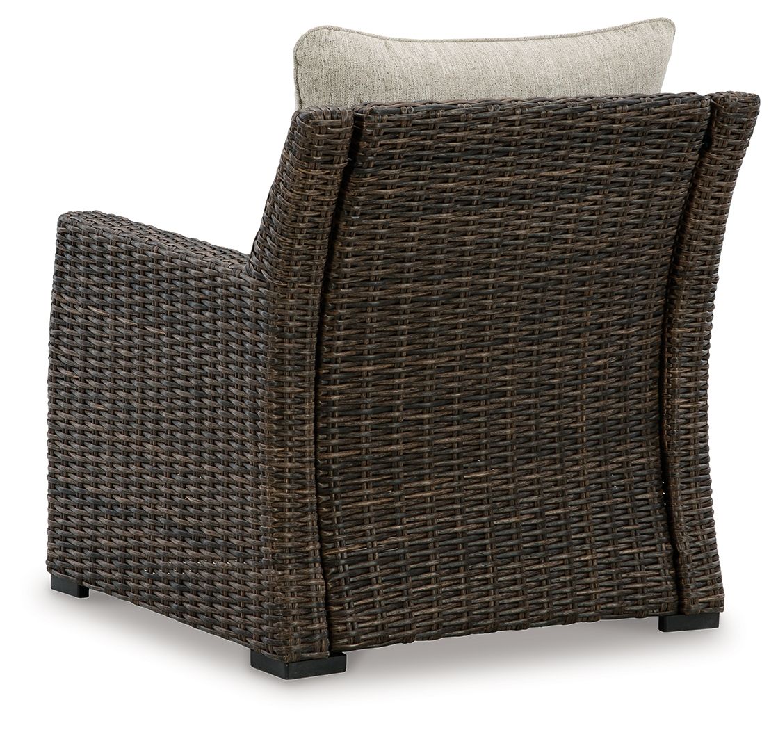Brook Ranch - Lounge Chair With Cushion - Brown