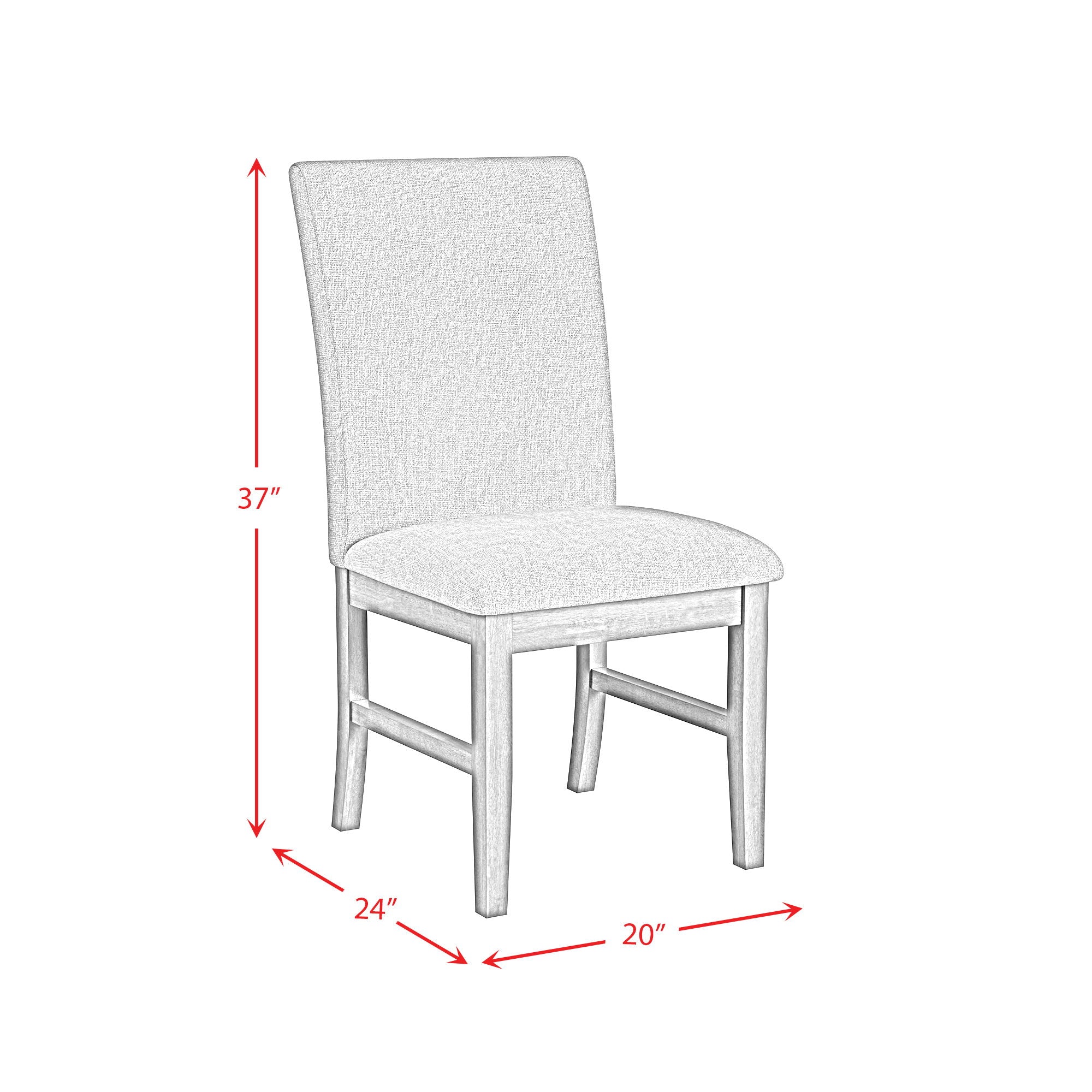 Santa Barbara - Fabric Dining Side Chair (Set of 2)