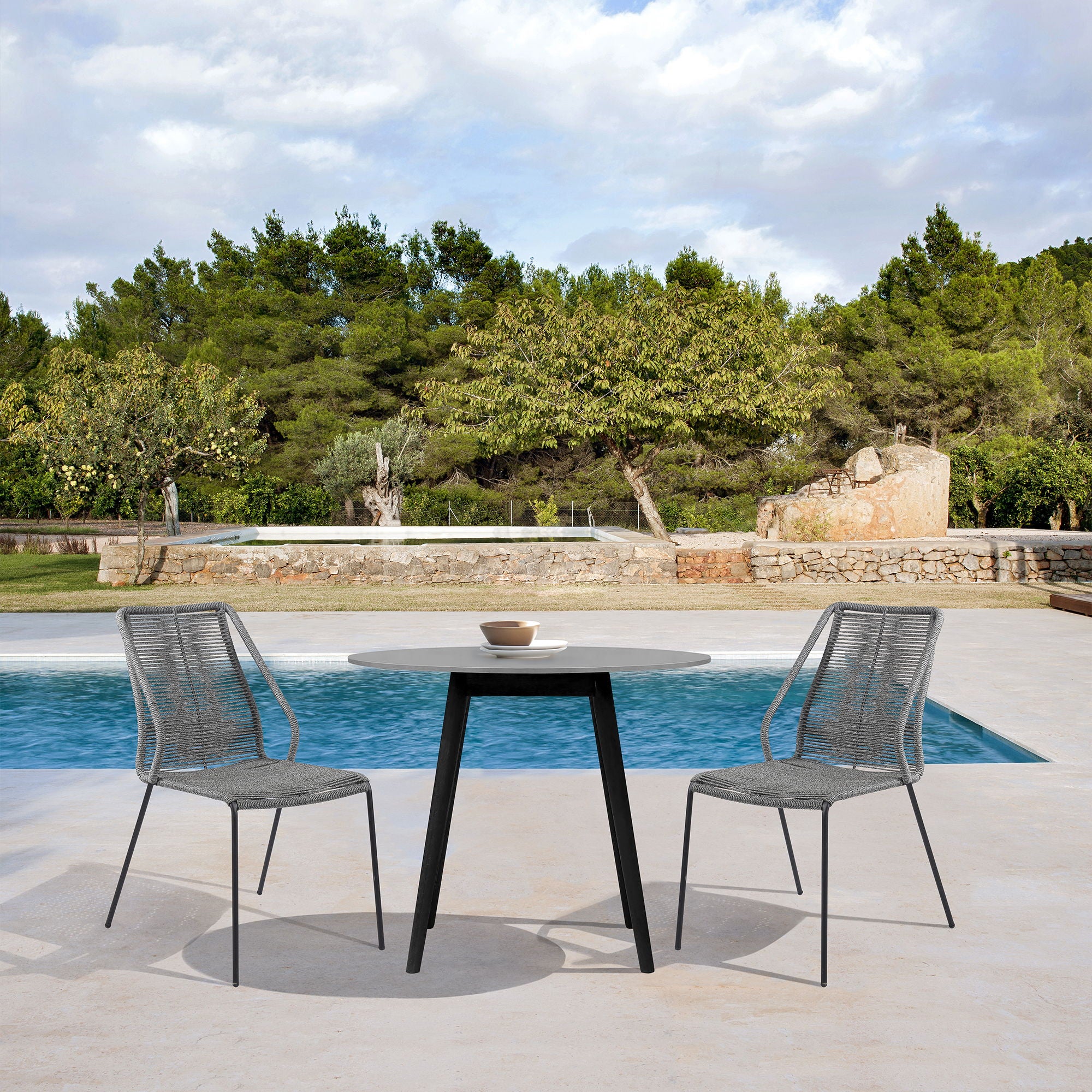 Sydney And Clip - Outdoor Patio 36" Dining Set