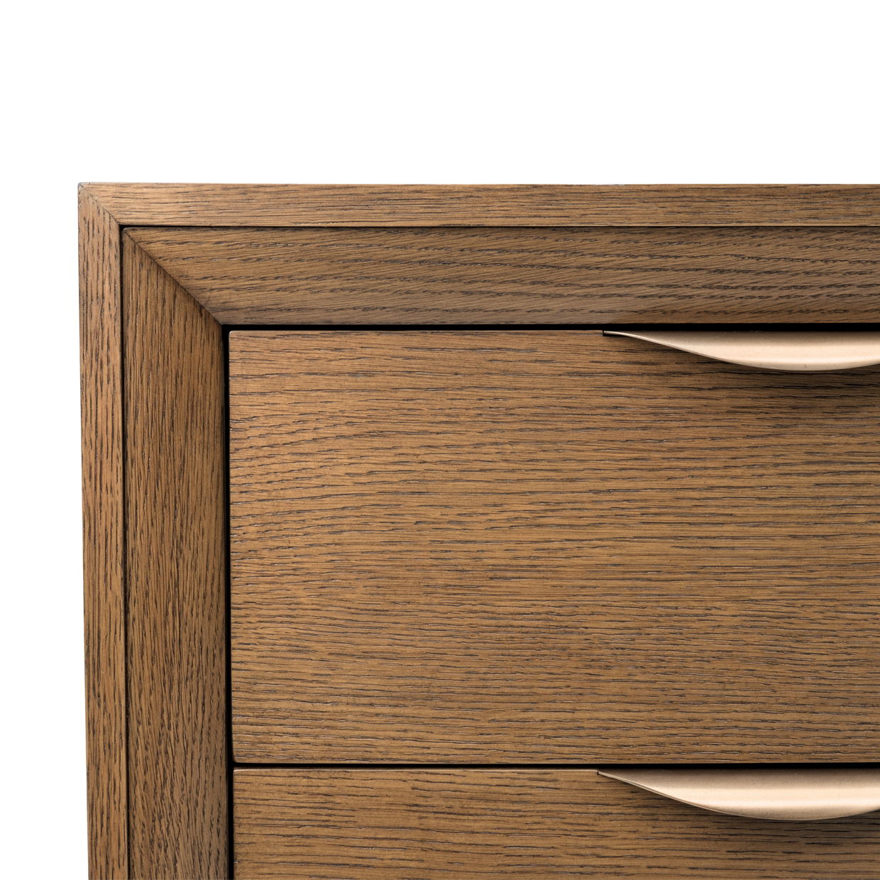 Portrait - 5-Drawer Chest With LED Lights - Sienna Brown