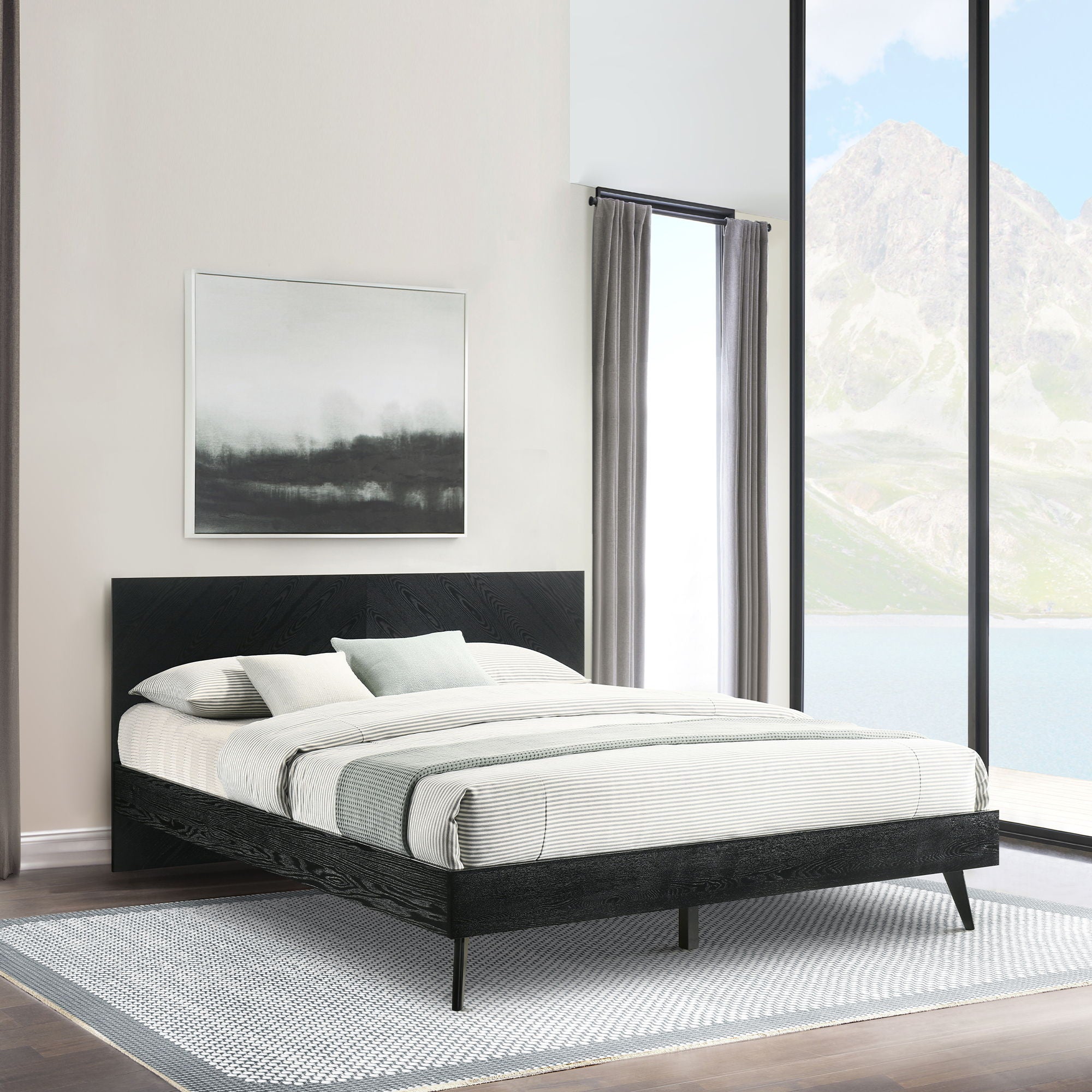 Petra - Platform Wood Bed Frame