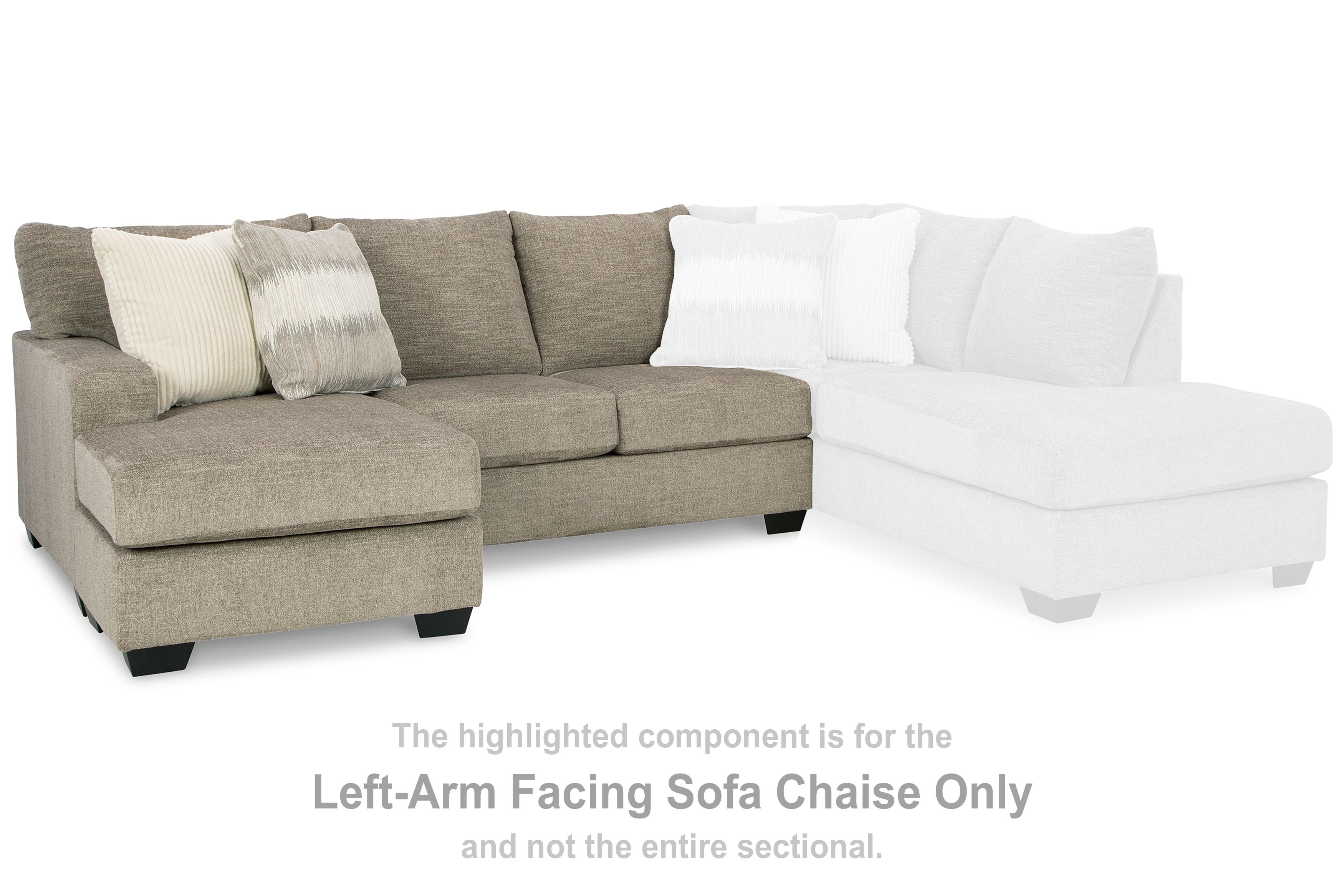 Creswell - LAF Sofa Chaise - Stone