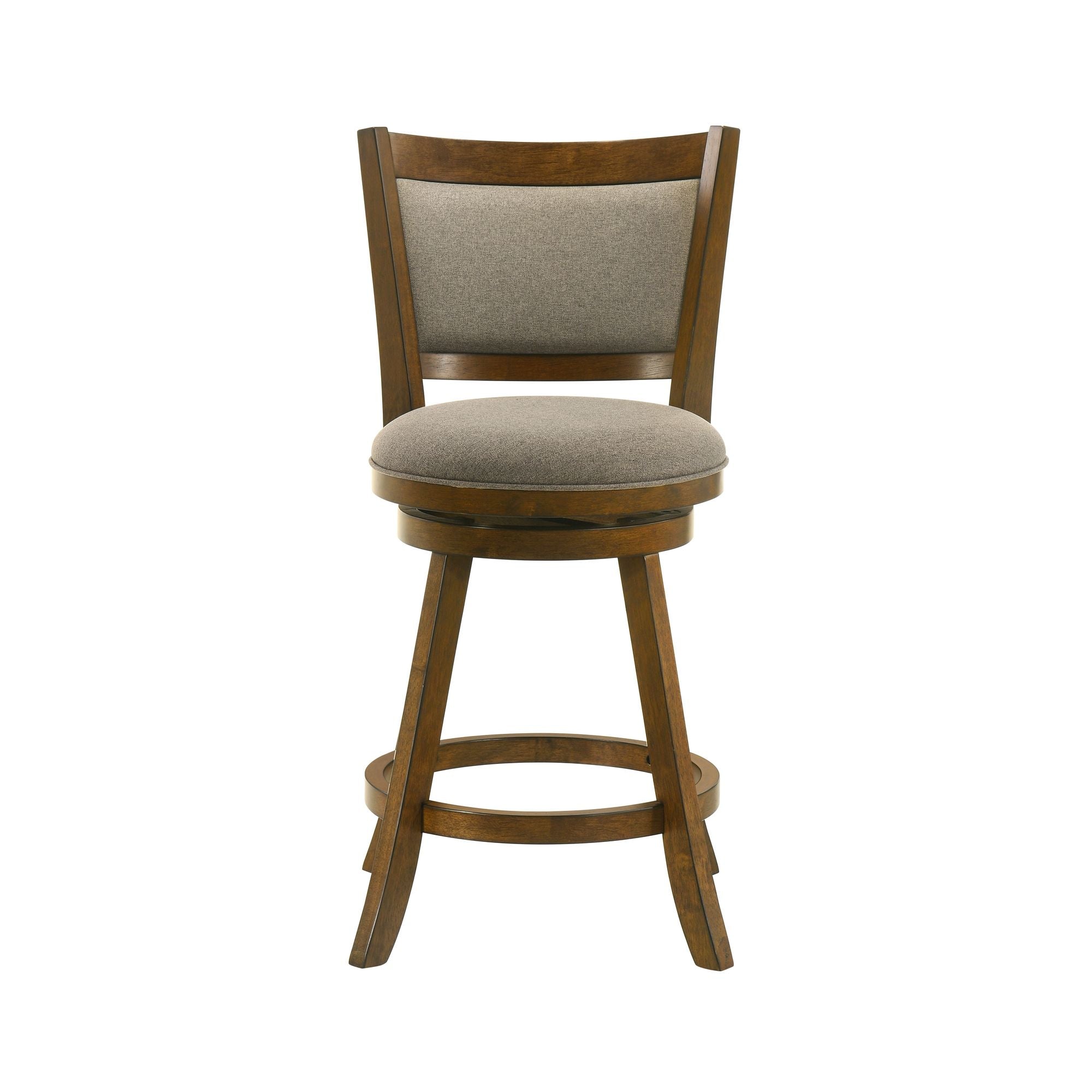 Aiden - Modern Farmhouse Swivel Wood Counter Height Kitchen Bar Stool