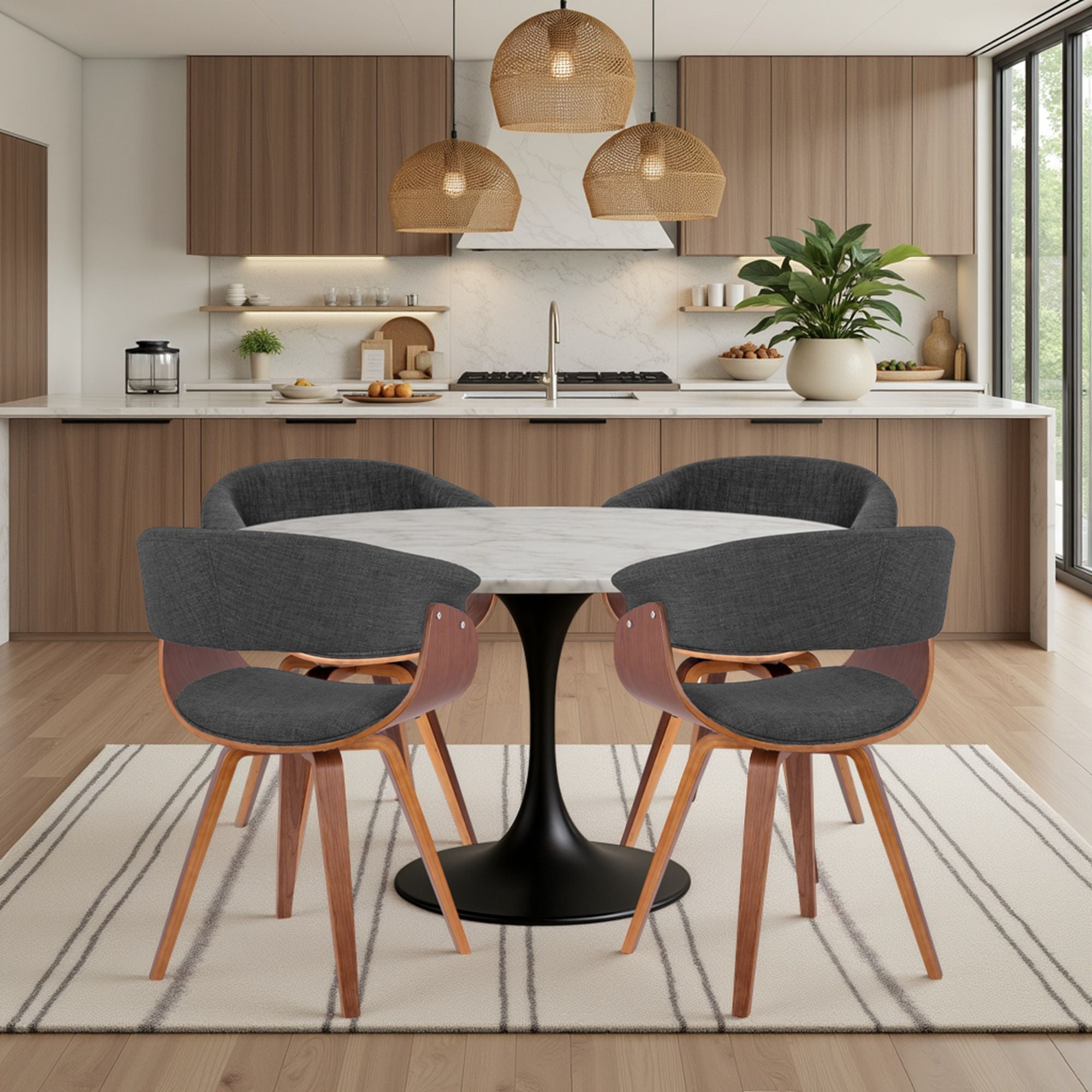 Summer - Modern Chair - Walnut Wood