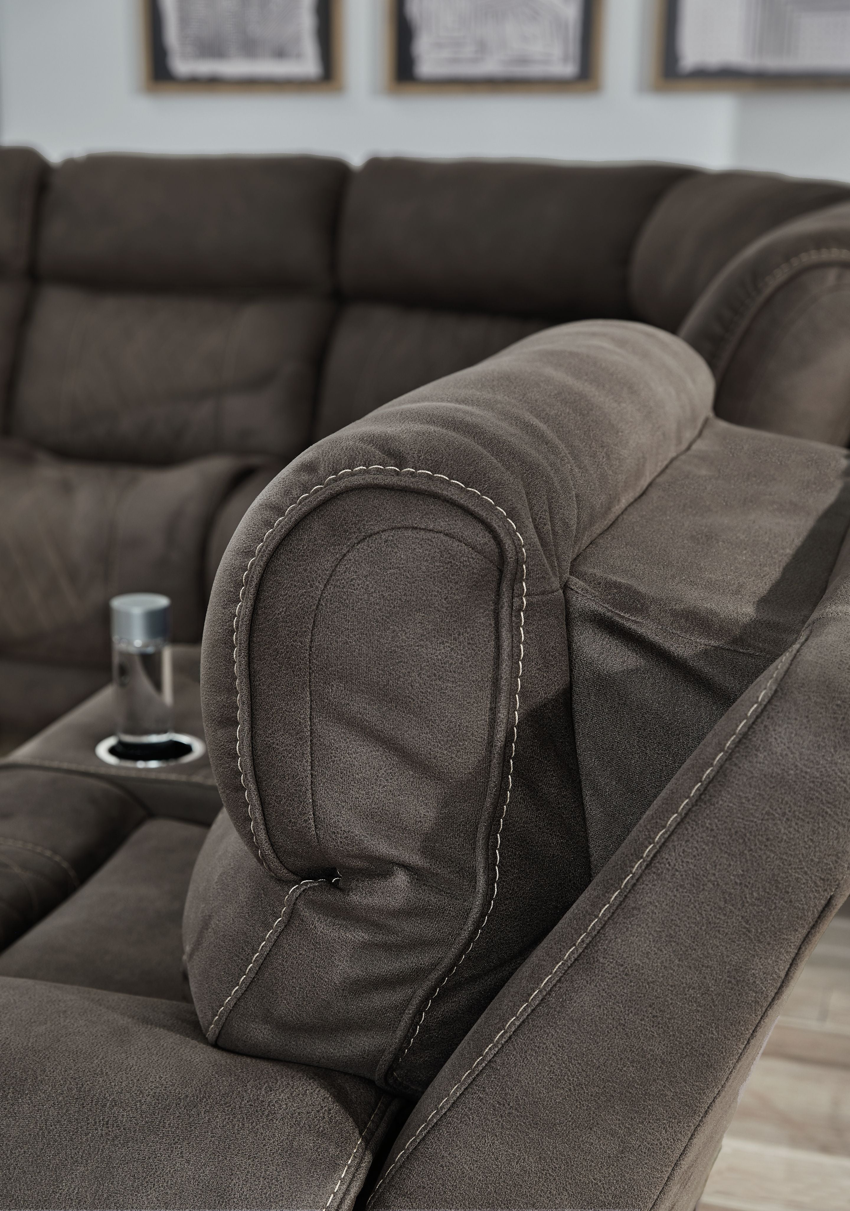 Hoopster - Raf Zero Wall Power Recliner - Gunmetal
