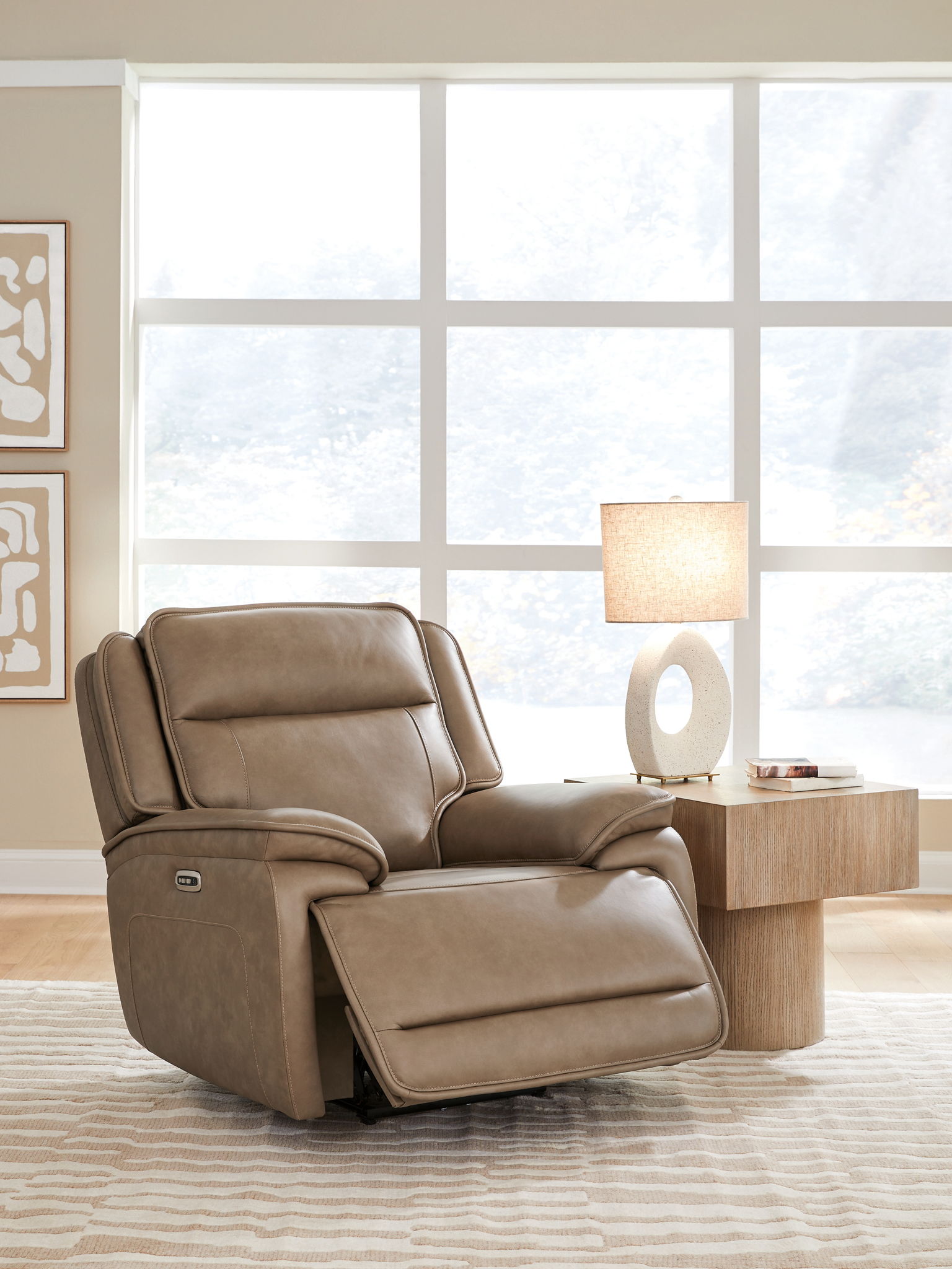 Glencroft - Power Recliner / Adjustable Headrest - Sahara