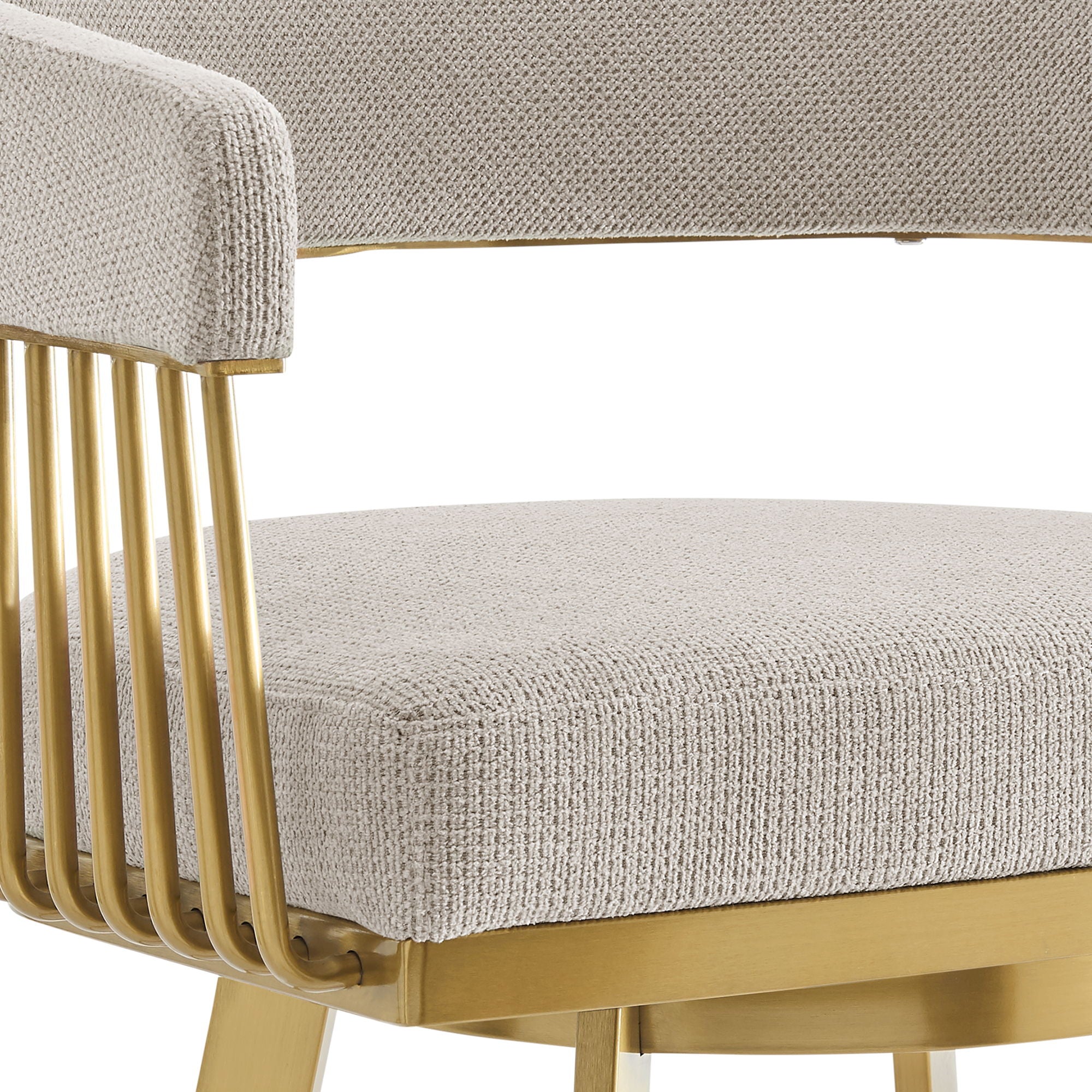 Chelsea - Swivel Fabric Stool