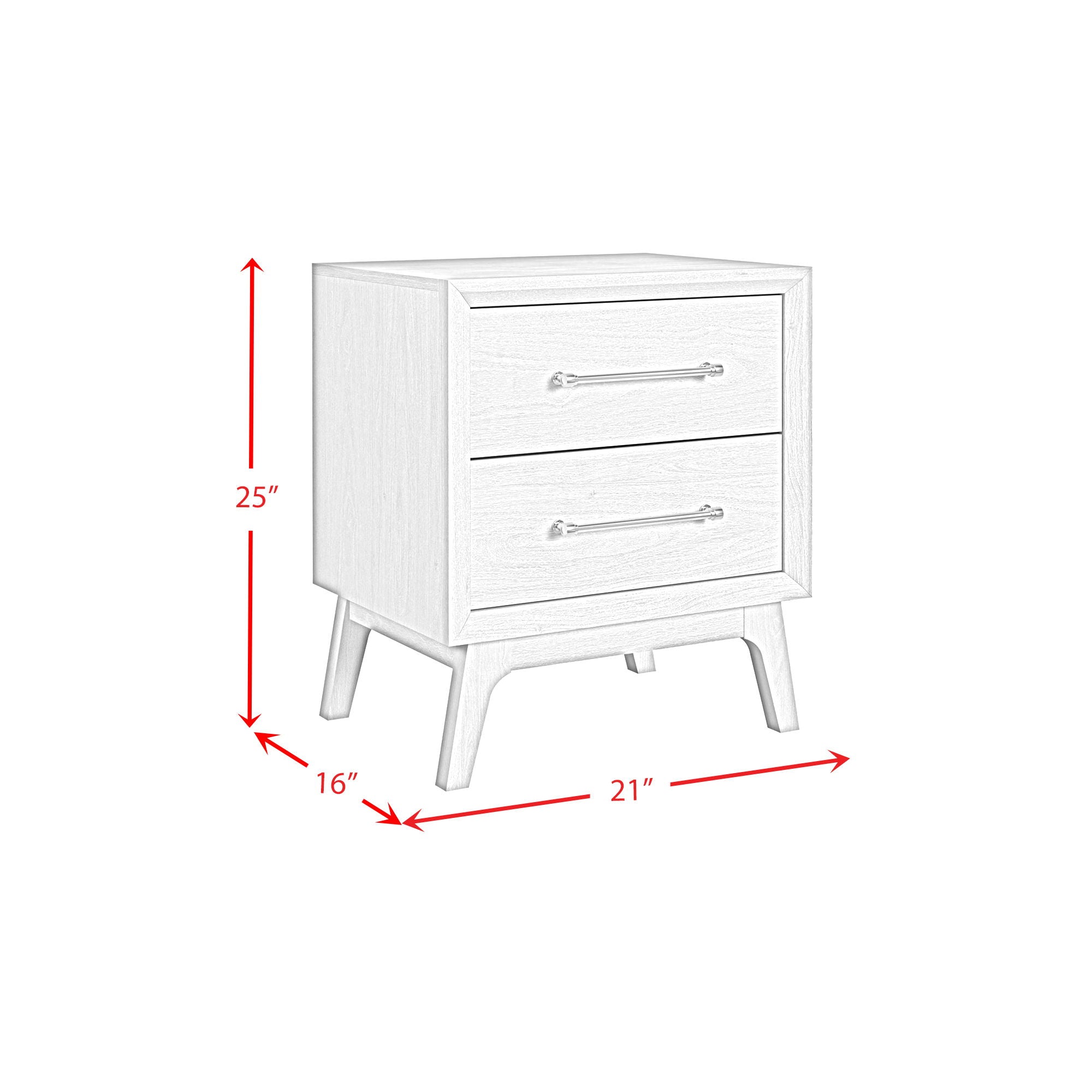 Westland - 2-Drawer Nightstand - Almond