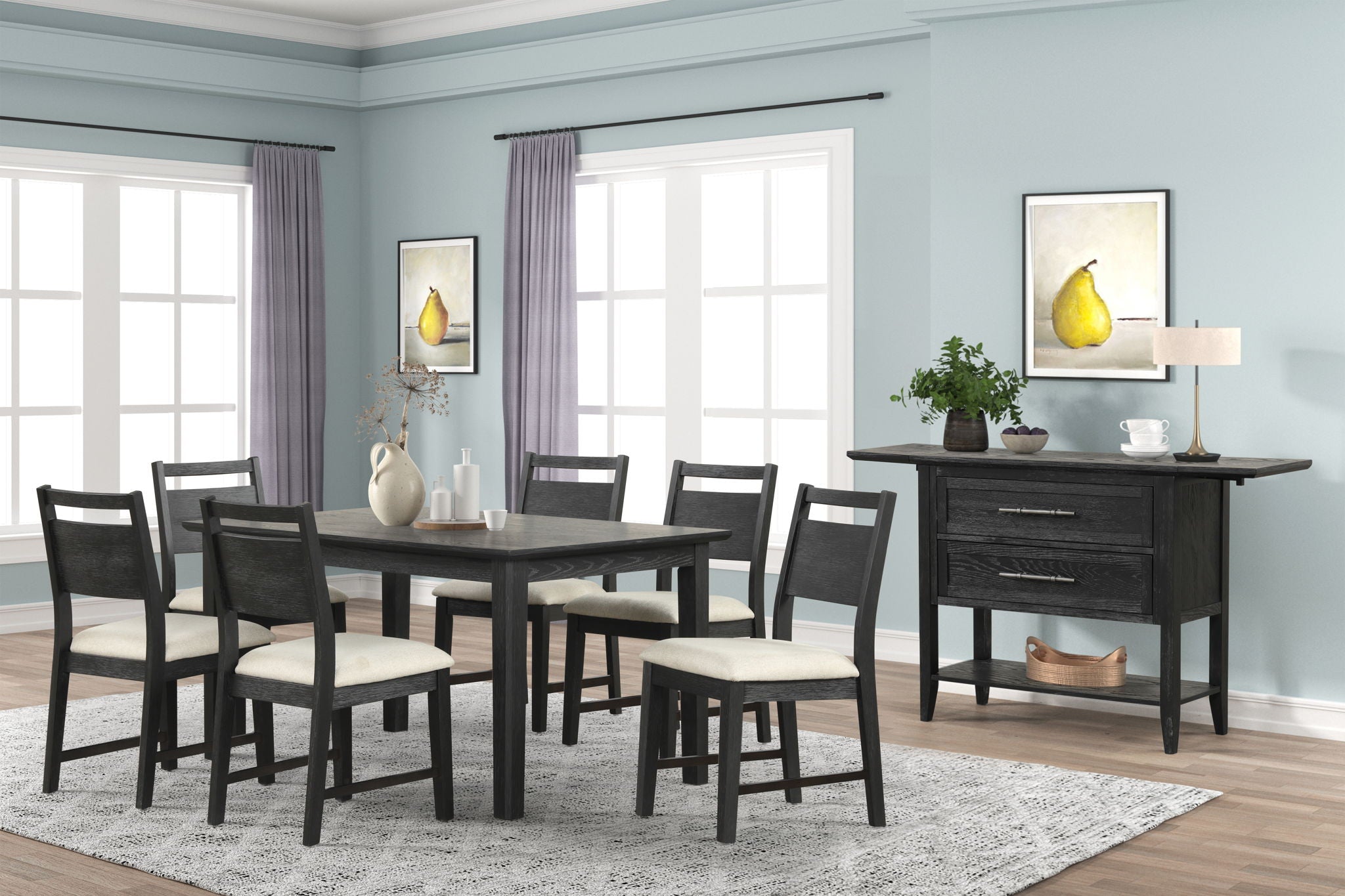 Sable Crest - Dining Chair (Set of 2) - Black