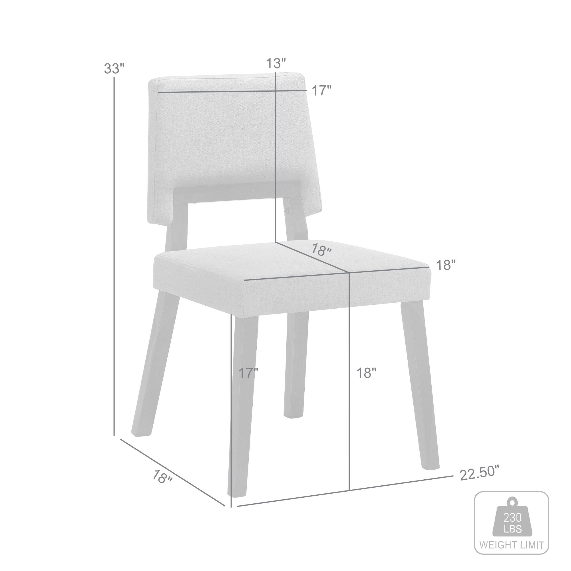 Channell - Dining Chair With Black Frame