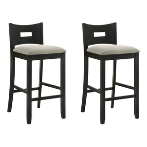 Ren - 26" Counter Height Rubberwood Barstool