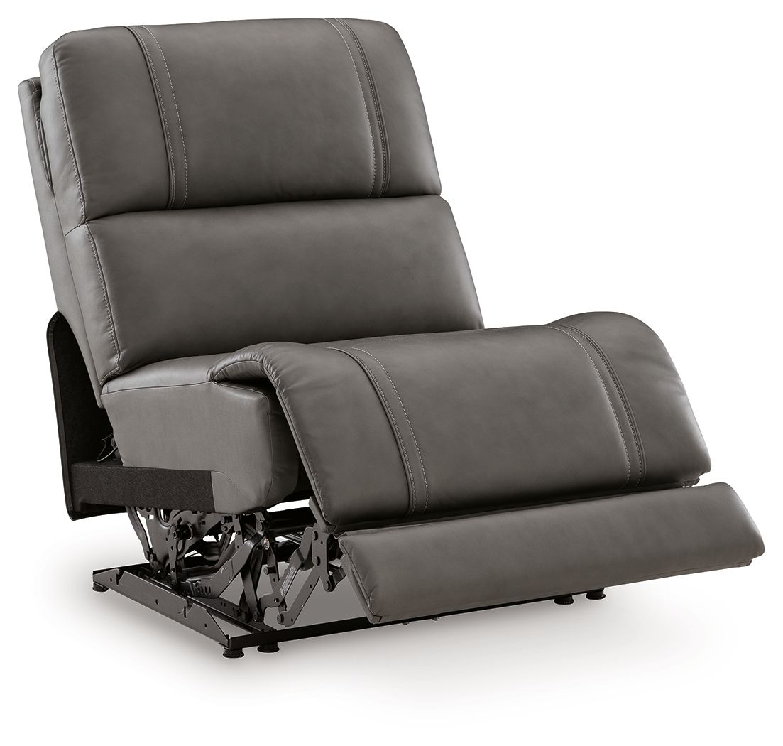 5Z - Pittson - Power Armless Recliner With Adjustable Headrest - Anchor