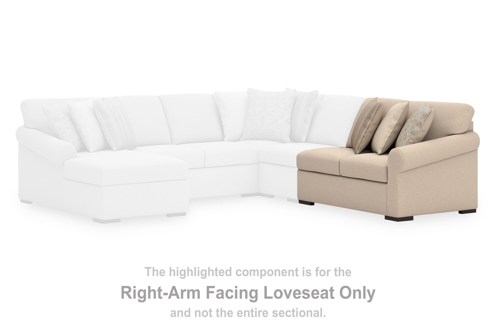 LadyMae - RAF Loveseat - Twill