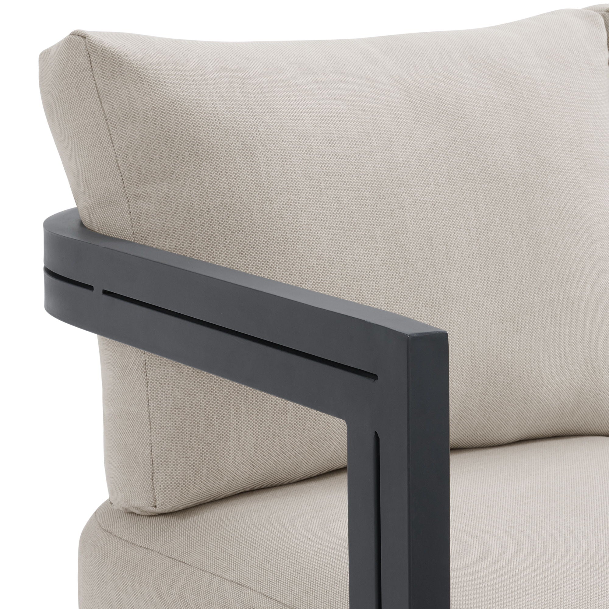 Playa - Chair (Set of 2) - Dark Gray / Beige