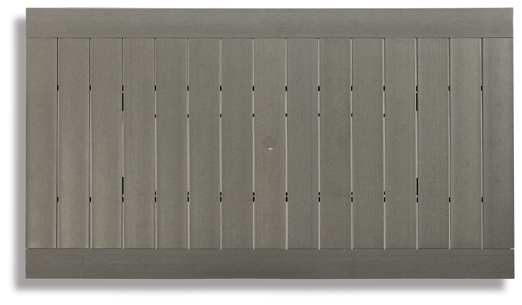 Visola - RECT Dining Table w/Umb OPT - Gray