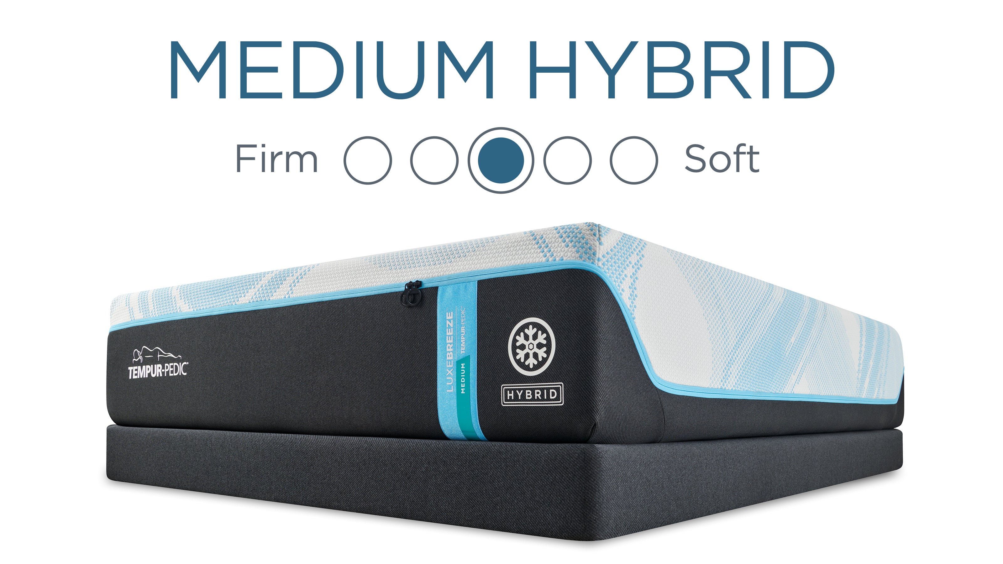 Tempur-Pedic® TEMPUR-LuxeBreeze® Medium Hybrid Mattress