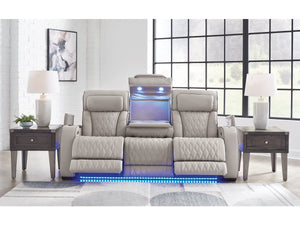 Boyington - Power Reclining Sofa With Adj Headrest #