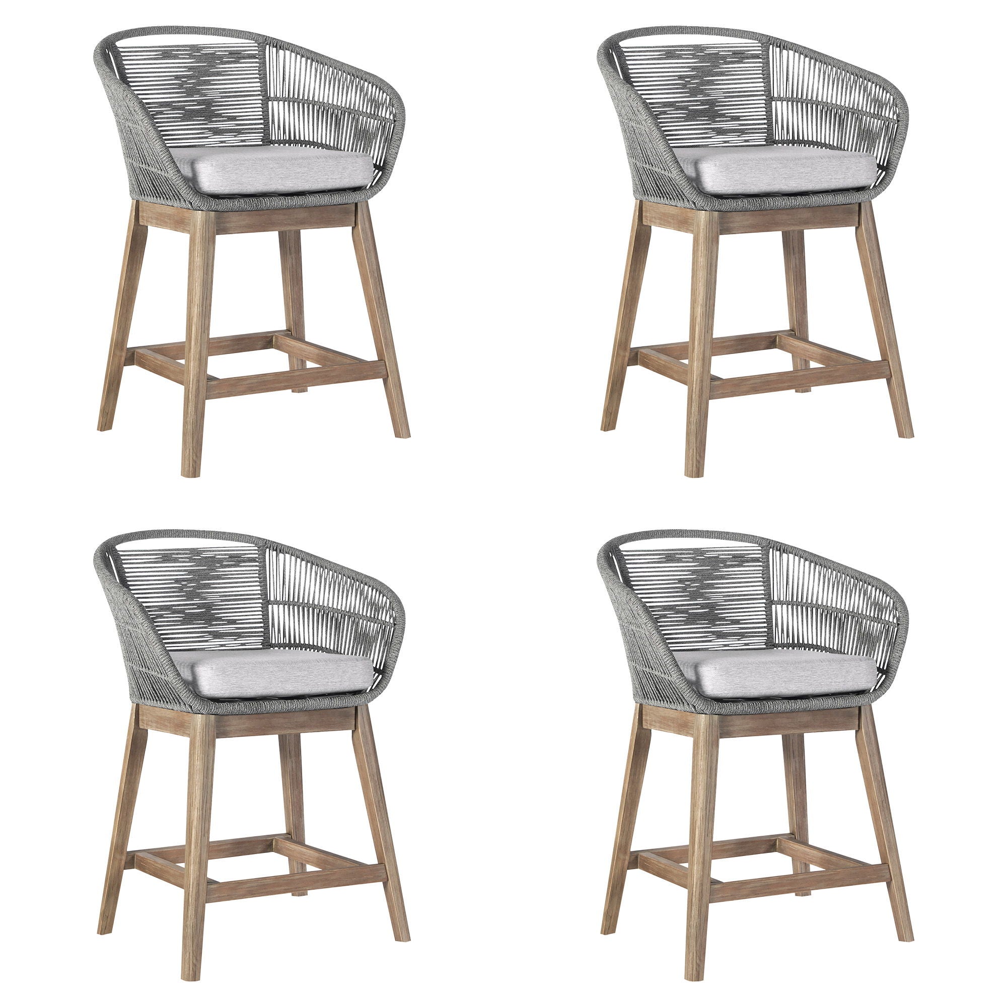 Tutti Frutti - Indoor Outdoor Counter Height Bar Stool Set