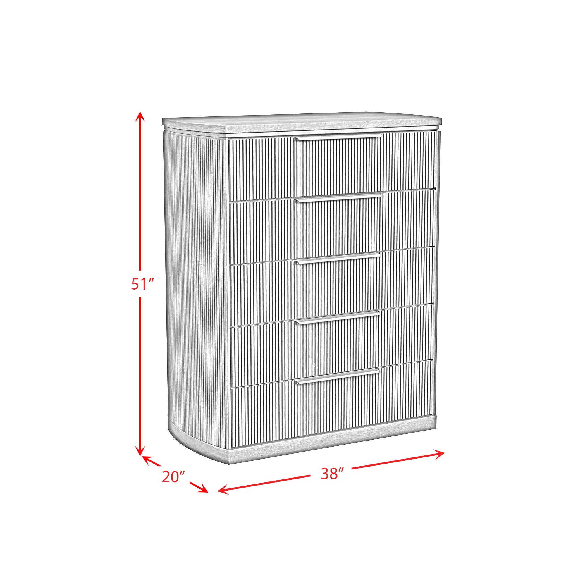 Sylvie - 5-Drawer Chest
