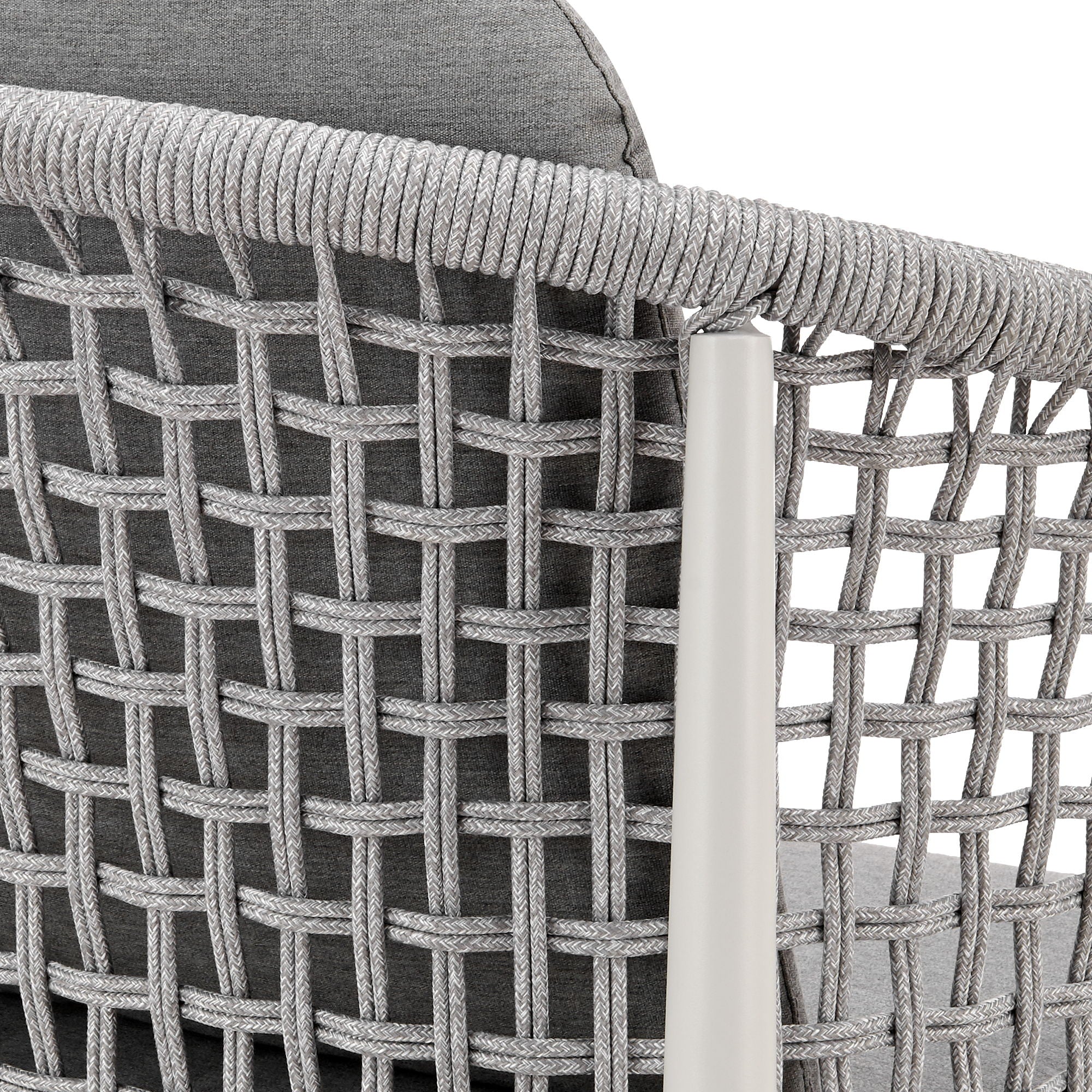 Rhodes - Outdoor Patio Dining Chair (Set of 2) - Light Gray